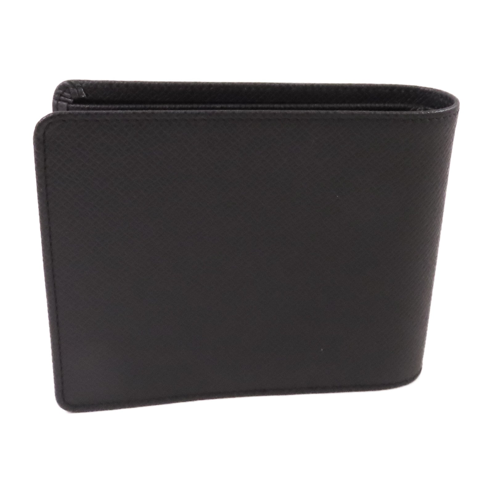 LOUIS VUITTON Taiga Portefeuille-Florin Compact Wallet短錢包黑色