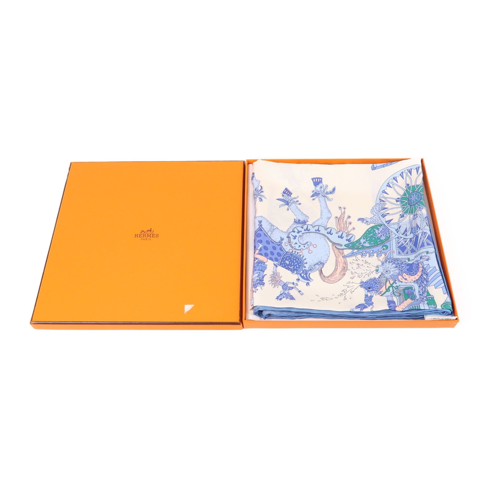 HERMES 絲質Scarf 90x90絲巾