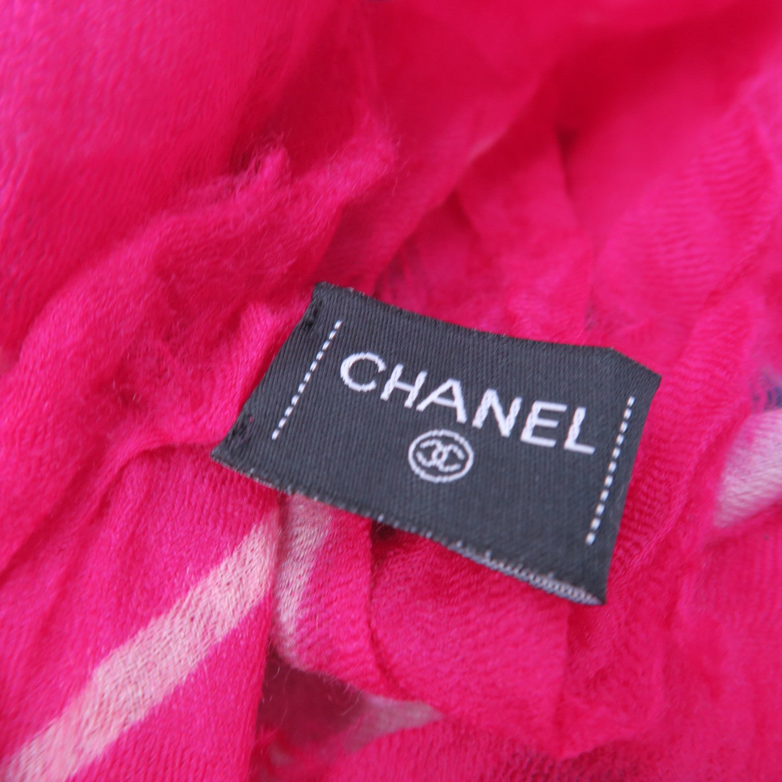 CHANEL 【激減優惠】羊絨Scarf圍巾紅色