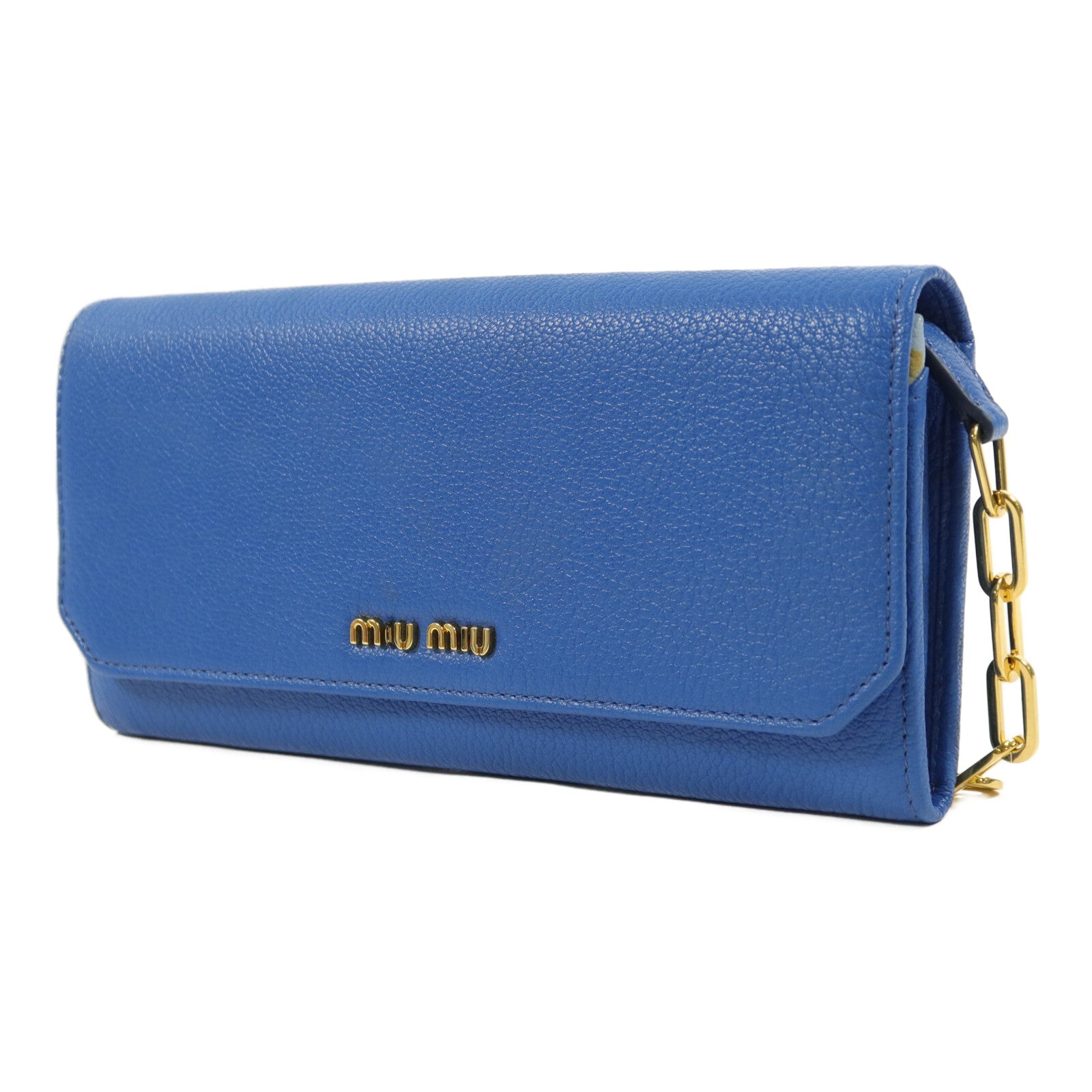 Miu Miu 羊皮皮革Small Item鏈帶肩背袋