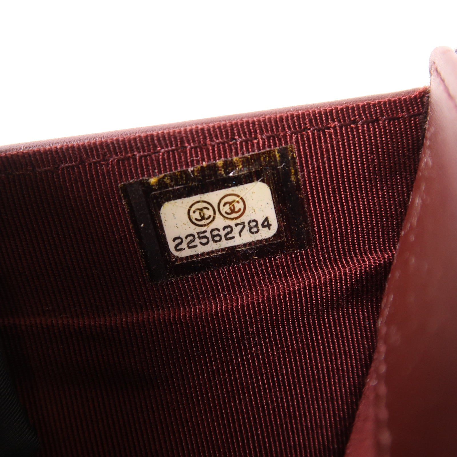 CHANEL 牛皮皮革Long Wallet金扣長錢包