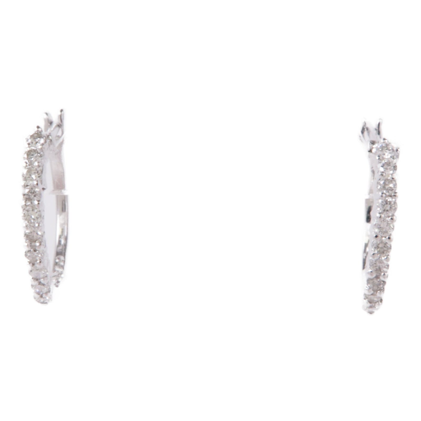 JEWELRY 18K白金Diamond Earrings鑽石耳環