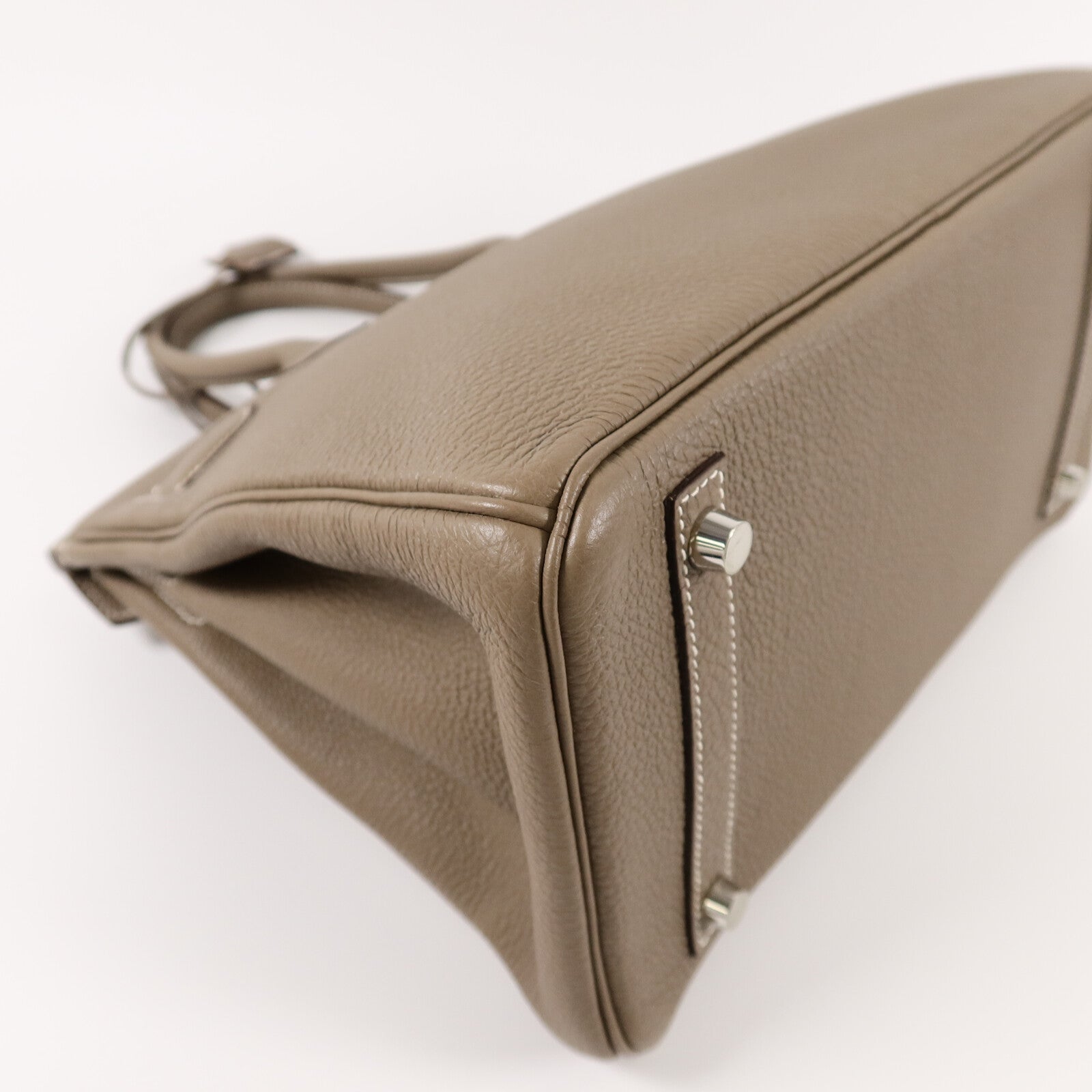 HERMES Togo皮革Birkin 30手挽袋Etoupe