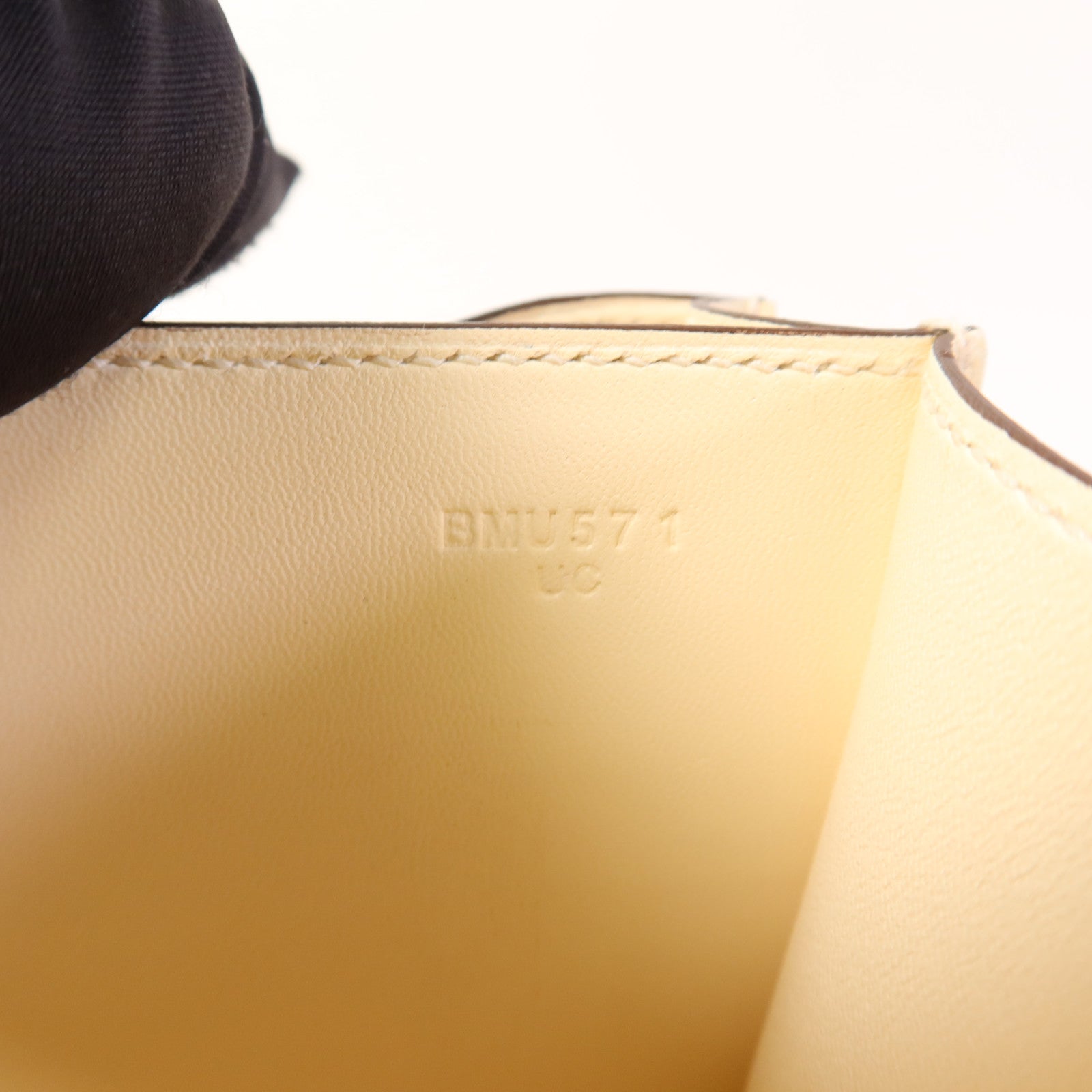 HERMES Epsom皮革Constance Mini金扣肩背袋Nata