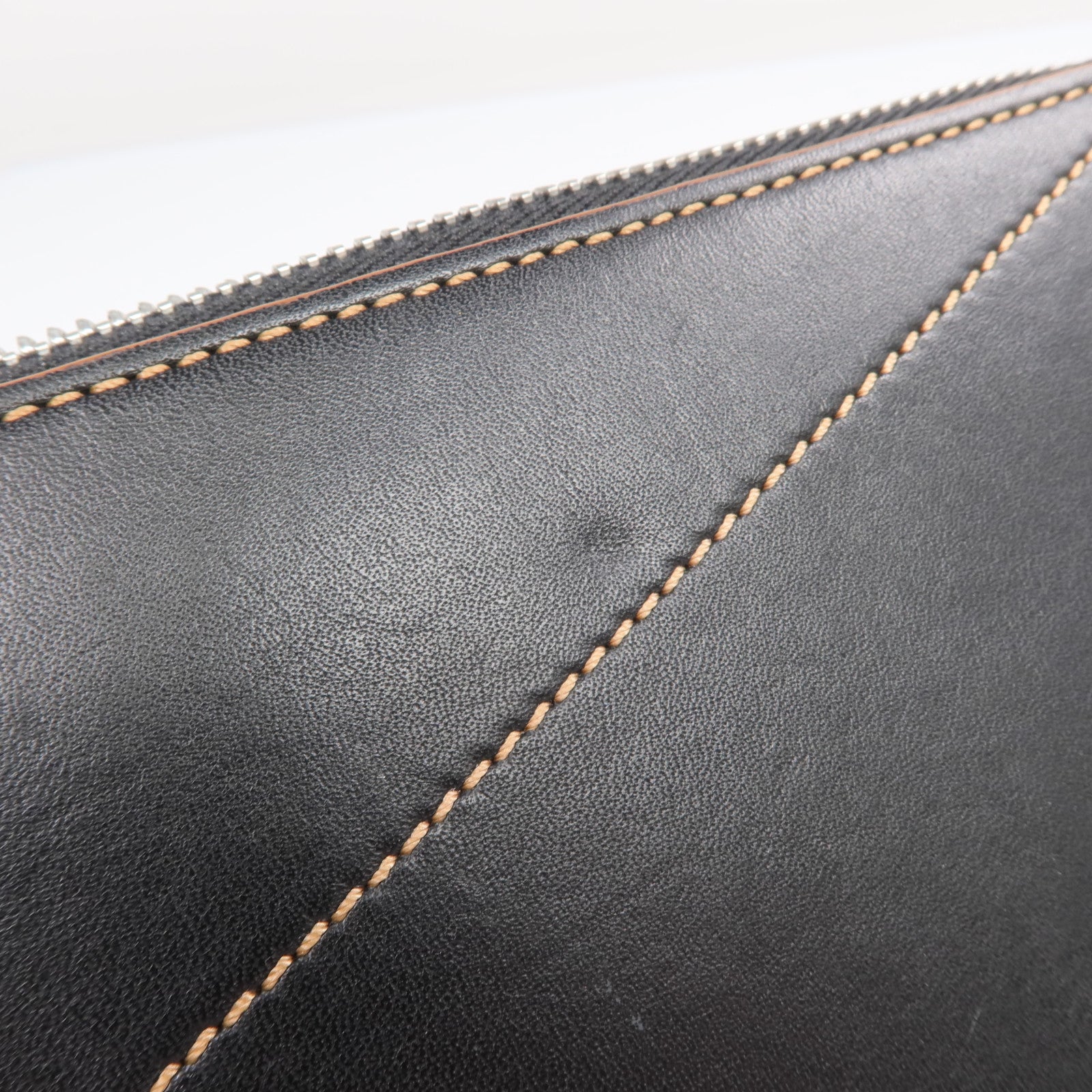 LOEWE 牛皮皮革Long Wallet銀扣長錢包