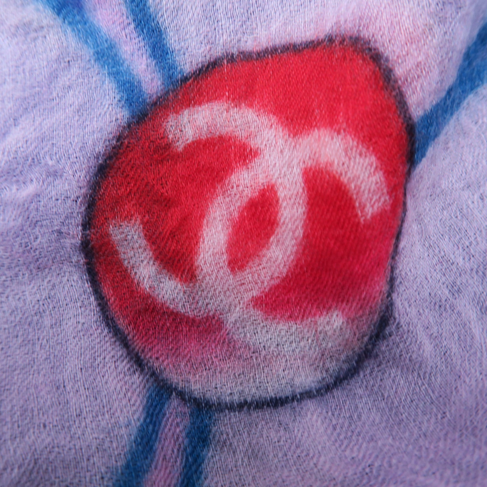 CHANEL 【激減優惠】羊絨Scarf圍巾紅色