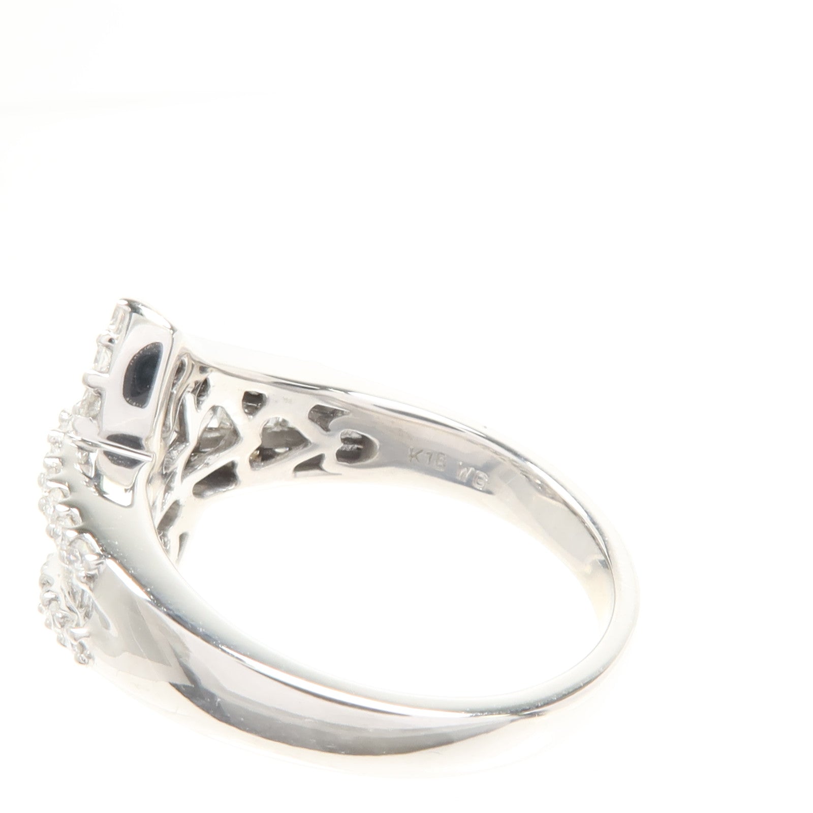 JEWELRY 【激減優惠】18K白金Diamond Ring鑽石戒指US#6