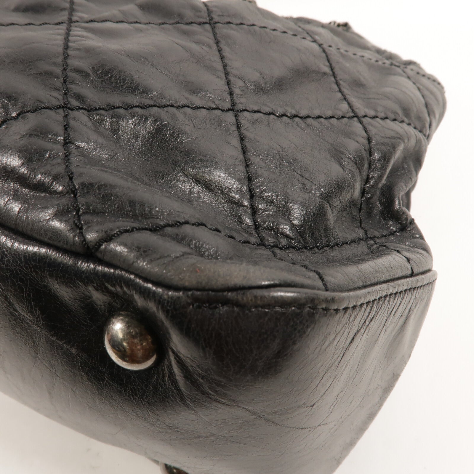 CHANEL 牛皮皮革Shoulder Bag鏈帶肩背袋