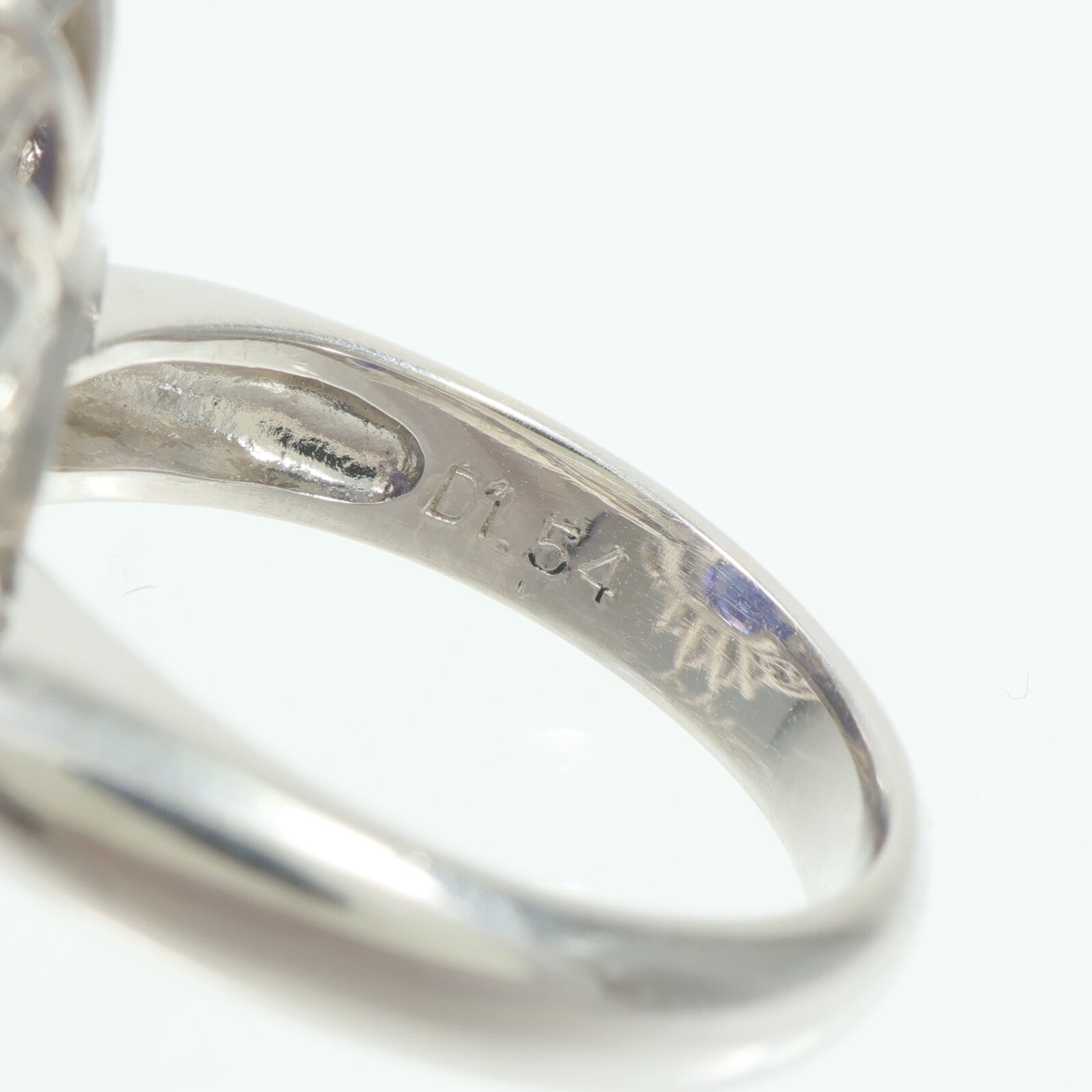 JEWELRY PT900鉑金Tanzanite Diamond Ring坦桑石/鑽石戒指