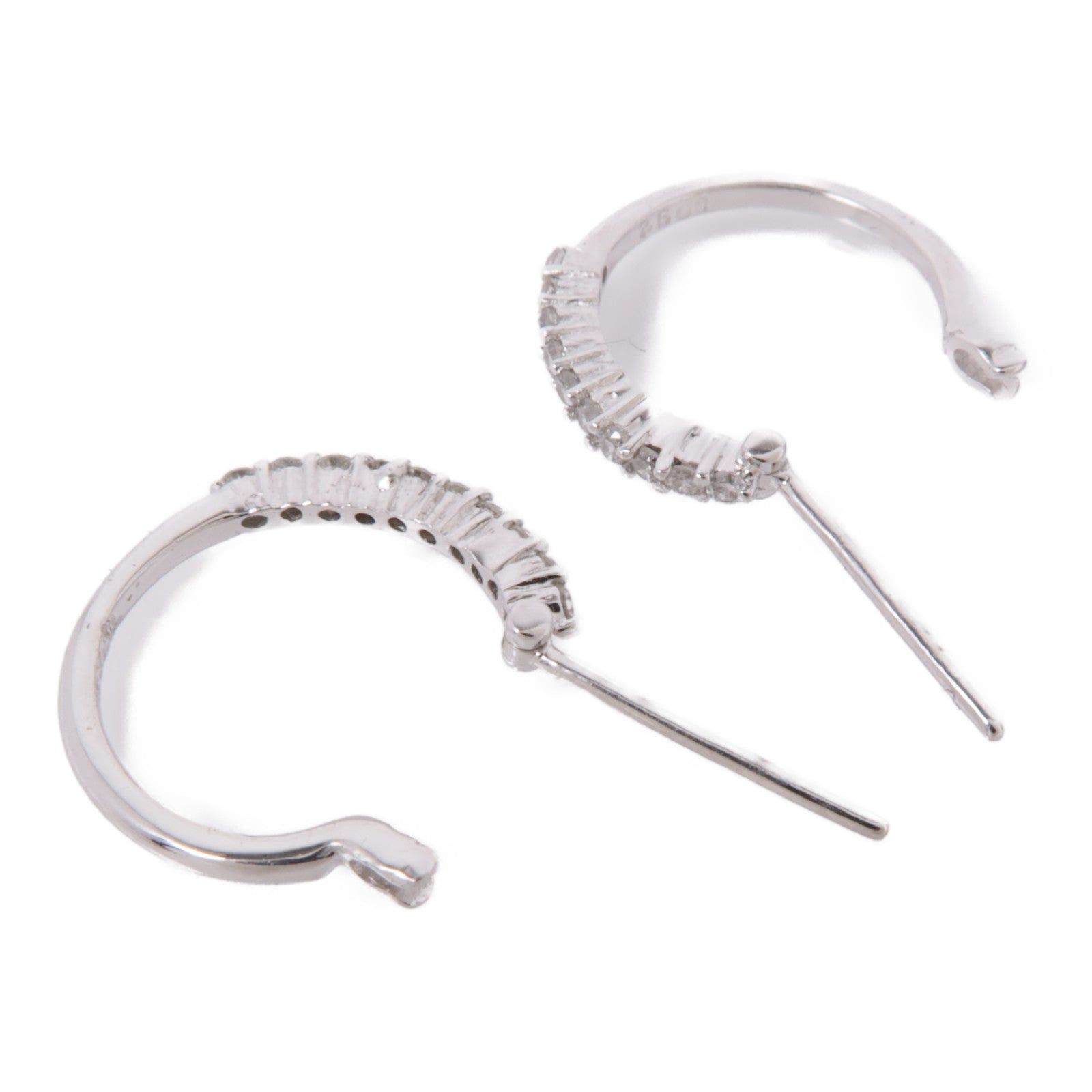 JEWELRY 18K白金Diamond Earrings鑽石耳環
