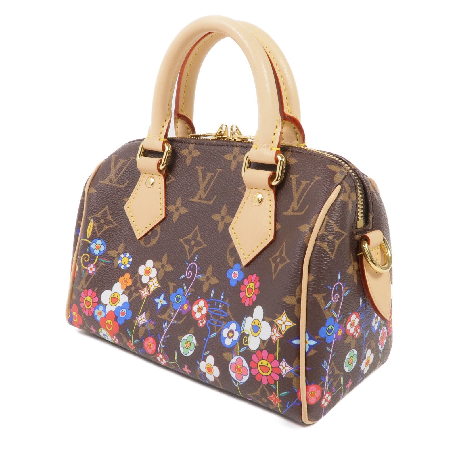 LOUIS VUITTON Monogram LV x TM Speedy Bandoulière 20金扣手挽肩背兩用袋