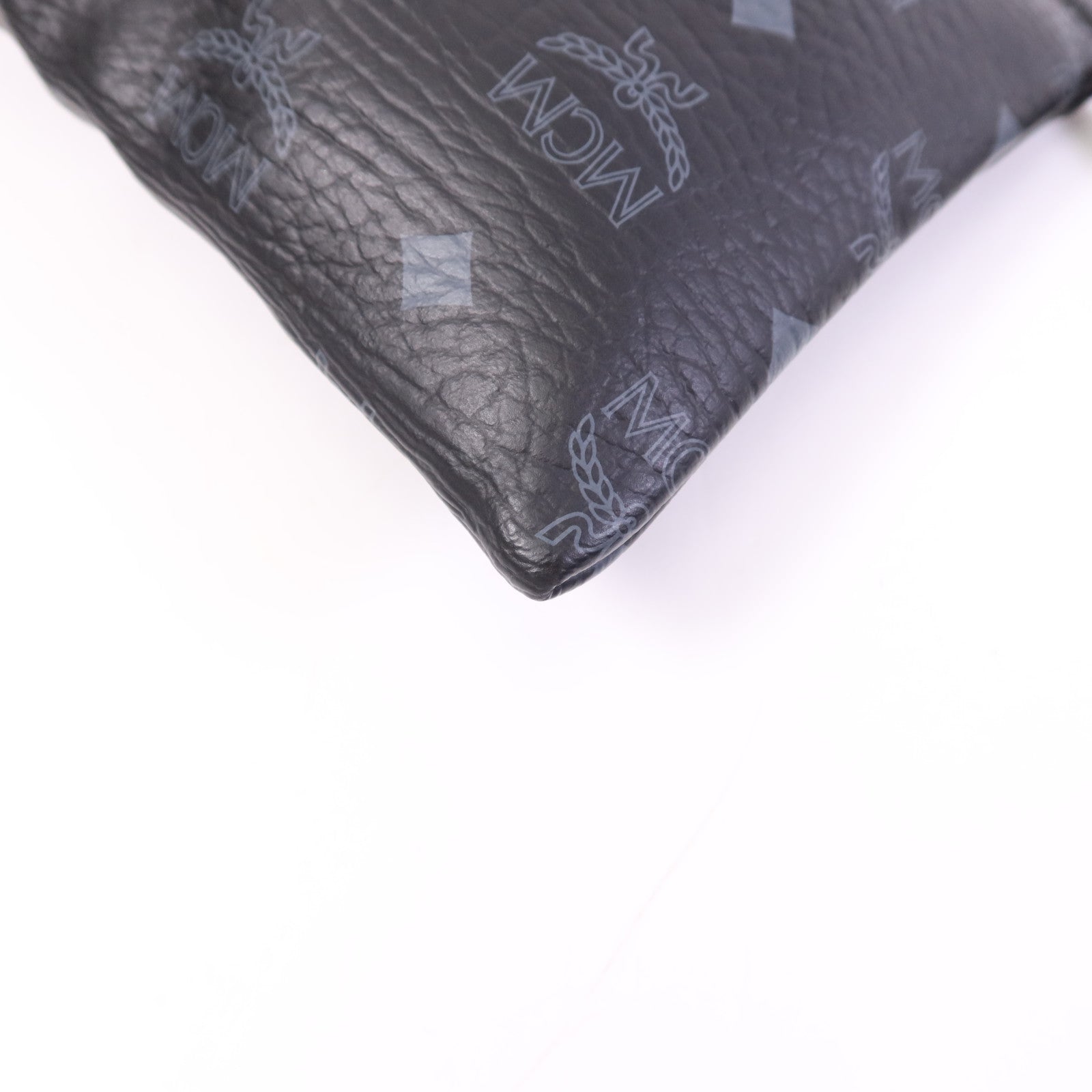 MCM 塗層帆布Clutch金扣手拿包