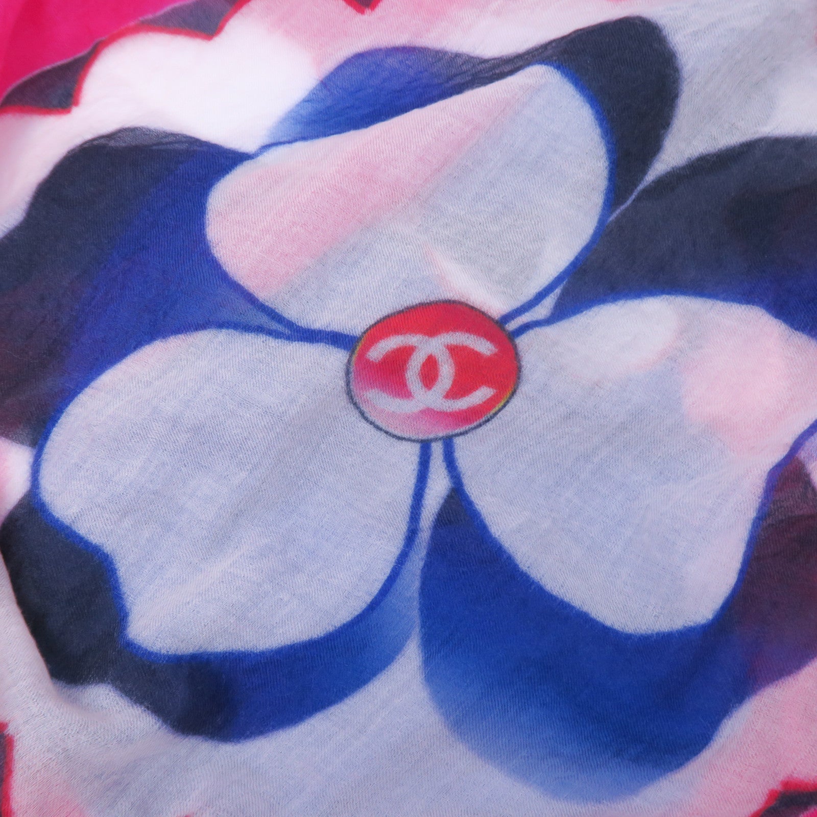 CHANEL 【激減優惠】羊絨Scarf圍巾紅色