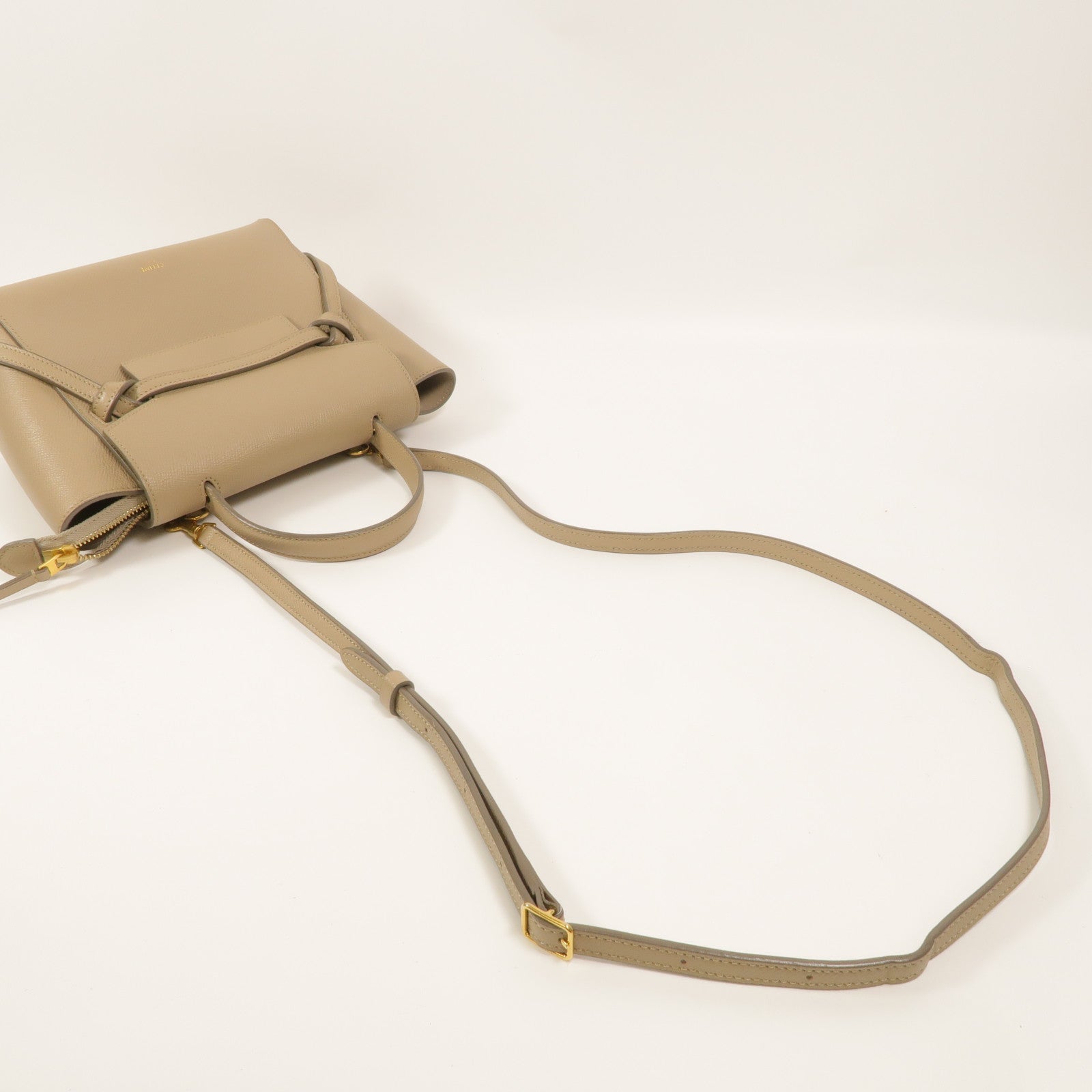 CELINE 牛皮皮革Nano Belt Bag