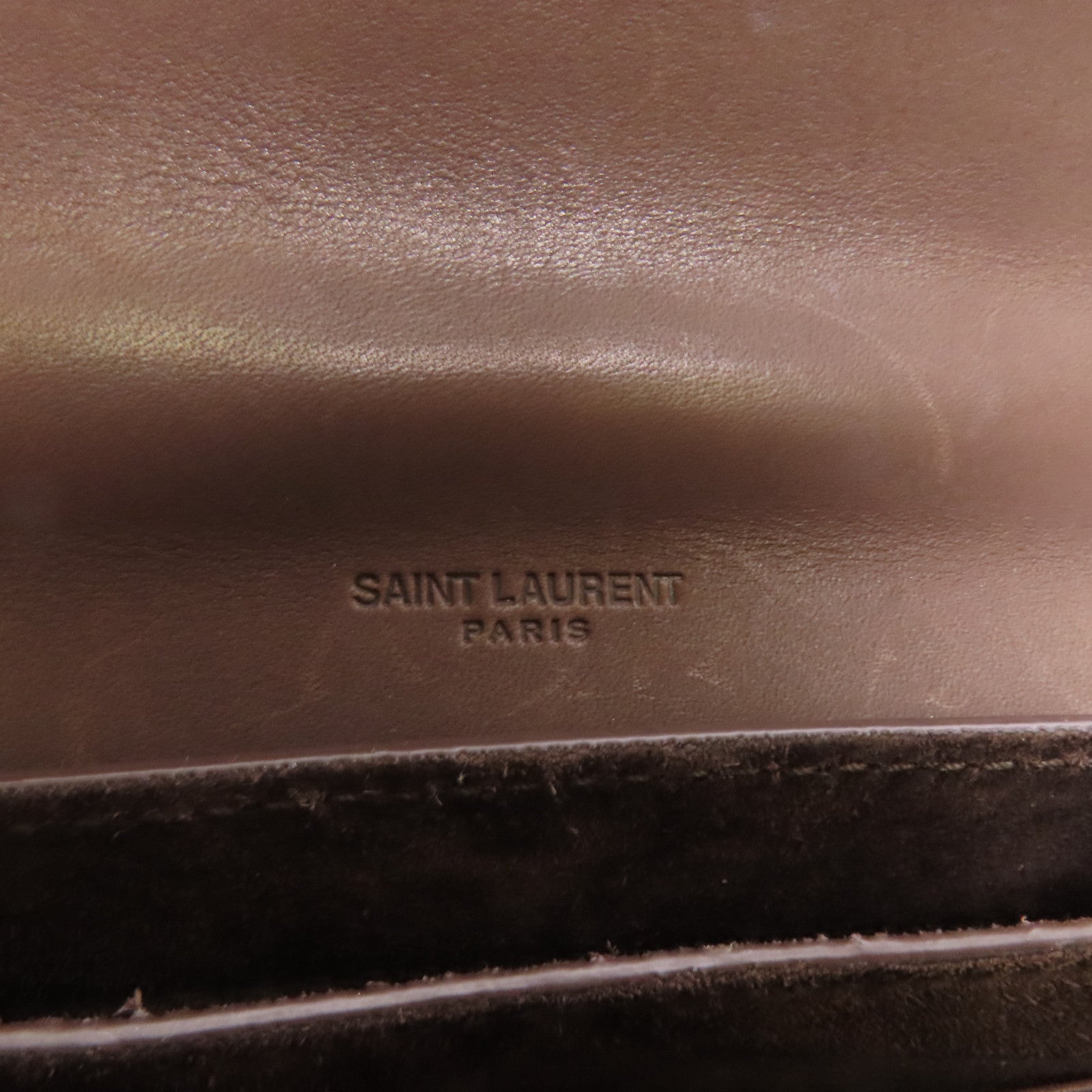 SAINT LAURENT 牛皮皮革Kaia金扣肩背袋