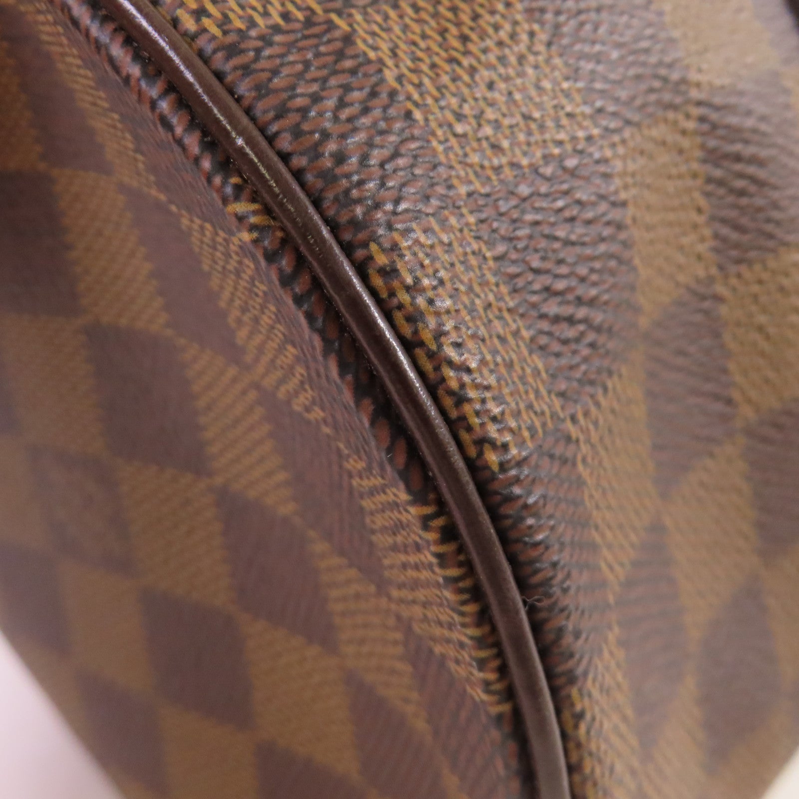LOUIS VUITTON Damier Azur Papillon GM Shoulder Bag金扣肩背袋啡色
