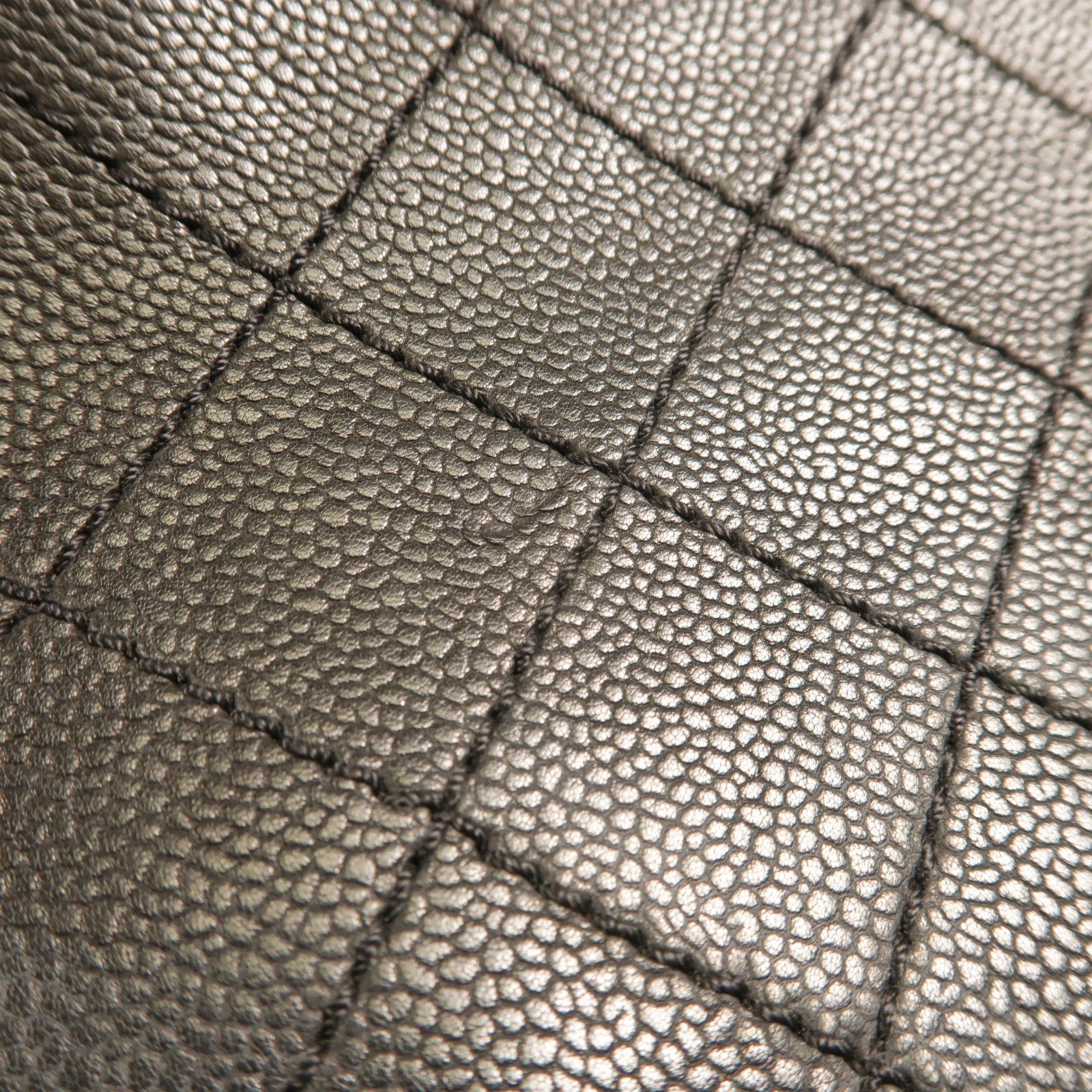 CHANEL 【激減優惠】牛皮皮革2Way Shoulder銀扣手挽肩背兩用袋