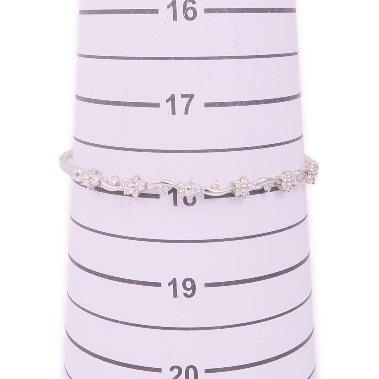 JEWELRY 18K白金Diamond Bracelet鑽石手鏈