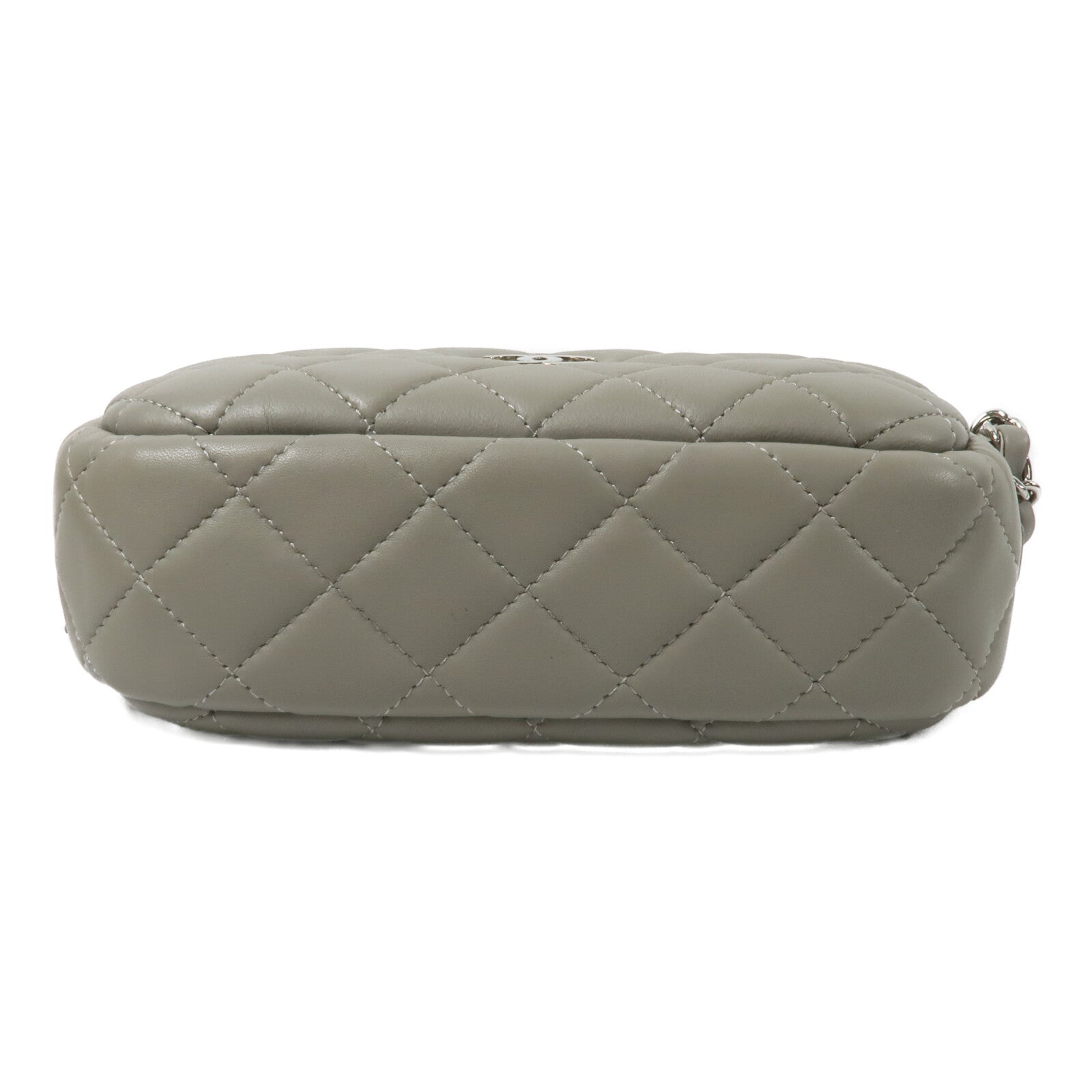 CHANEL 羊皮皮革Camera Bag鏈帶肩背袋
