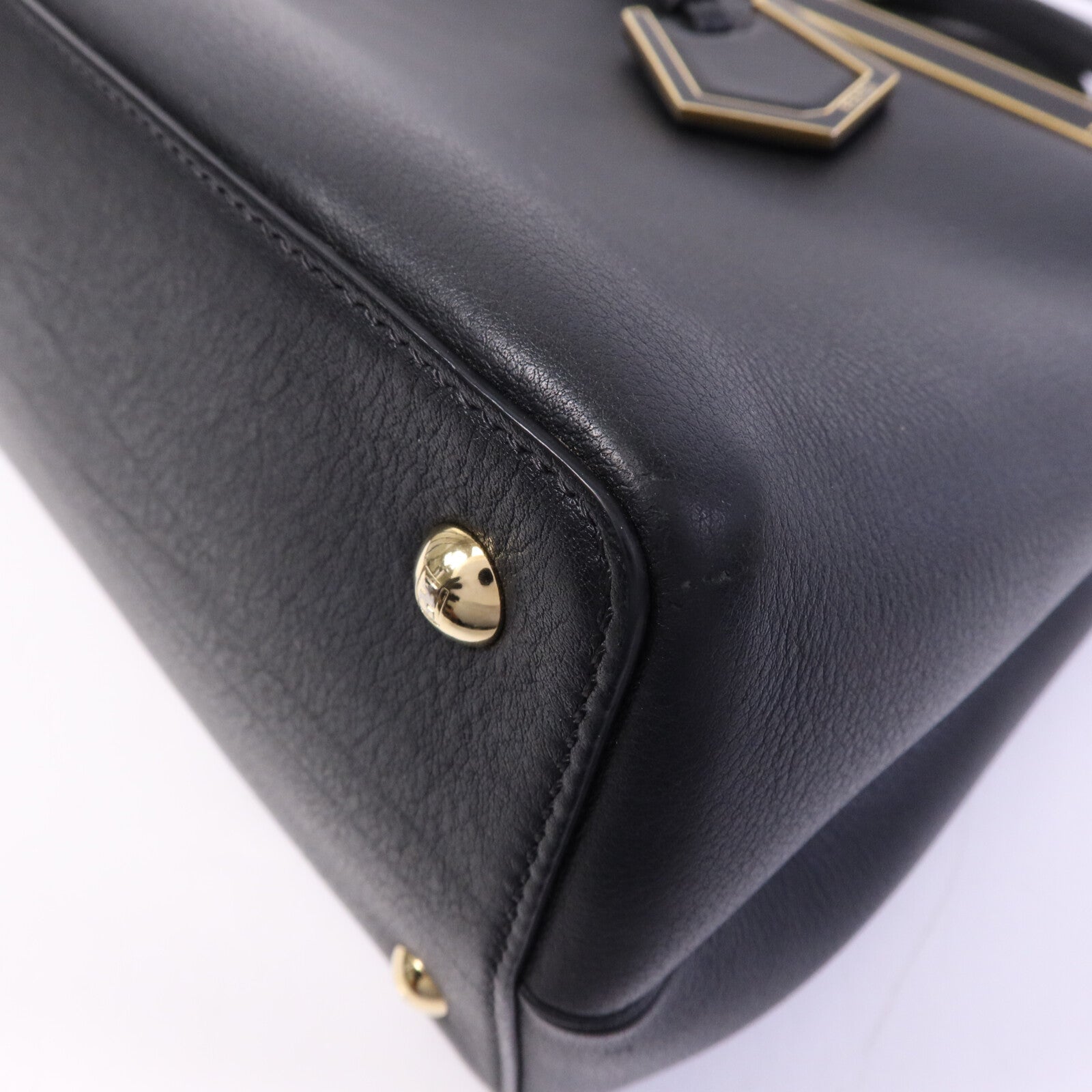 FENDI 牛皮皮革2 Jours金扣手挽肩背兩用袋