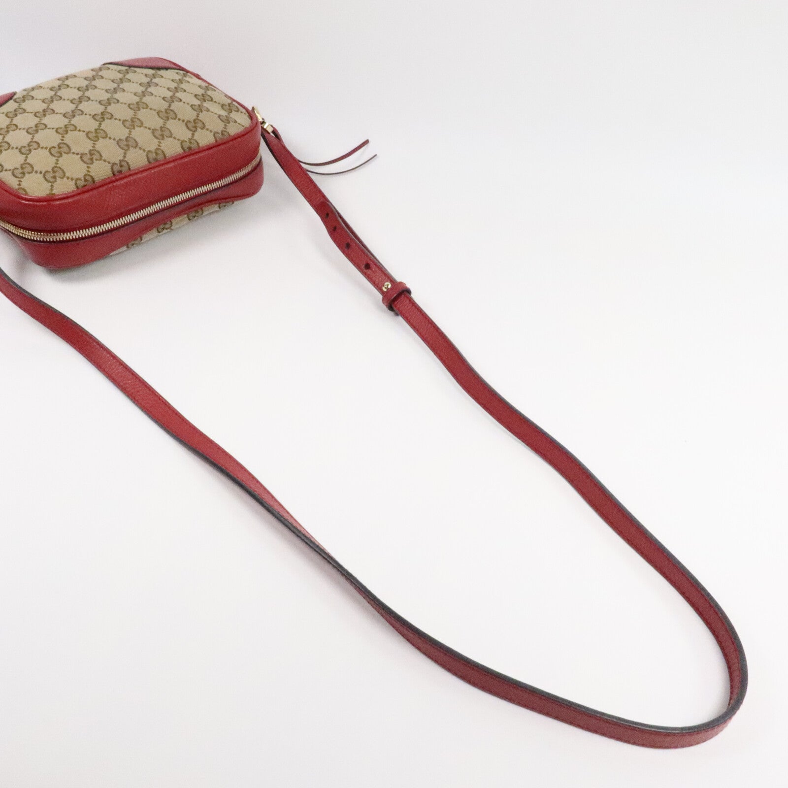 GUCCI 帆布Bree Messenger肩背袋