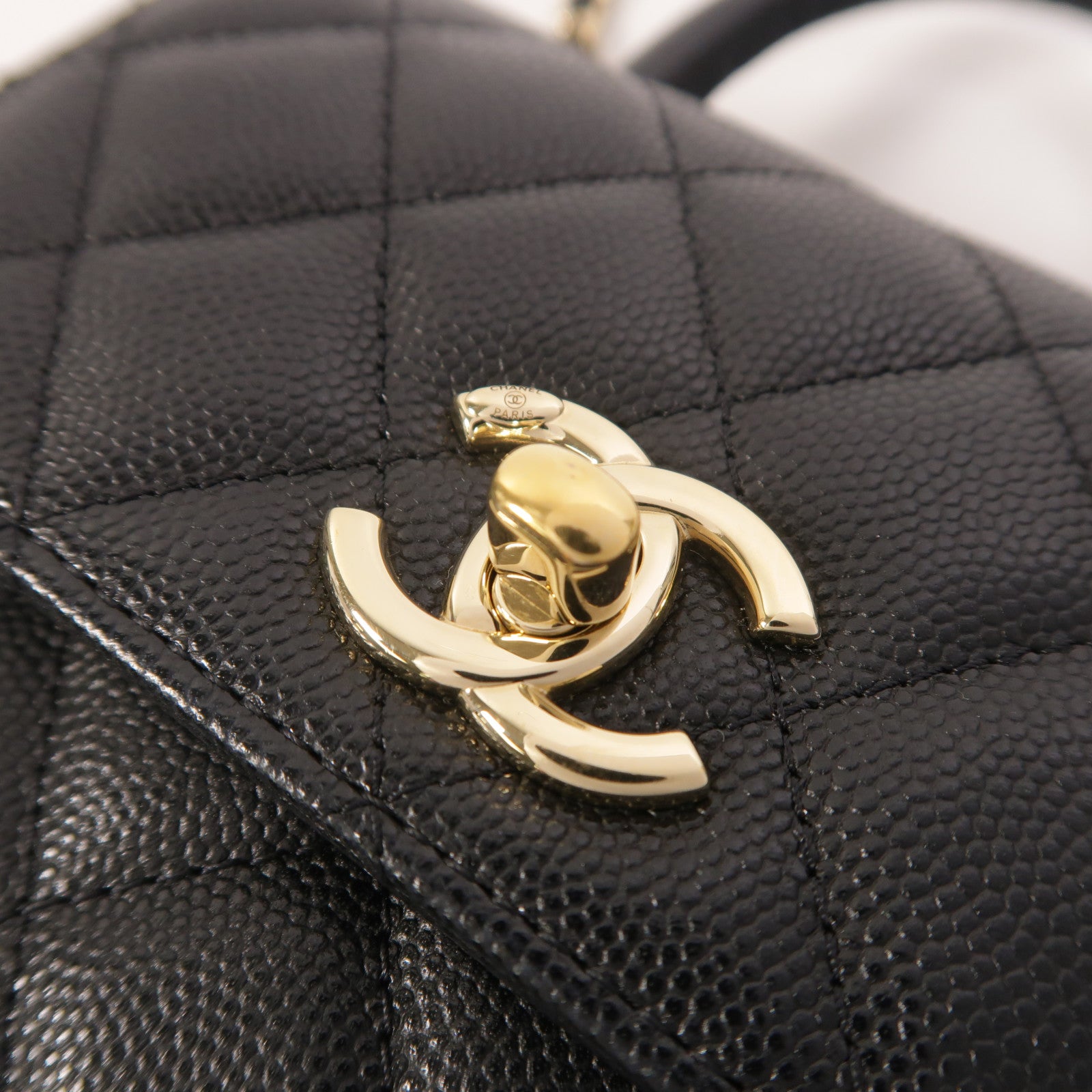 CHANEL 牛皮皮革Coco Handle Nano手挽肩背兩用袋