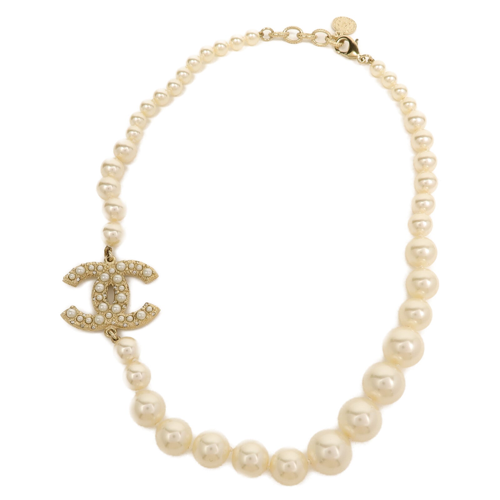 CHANEL 金屬/PVC Necklace項鍊