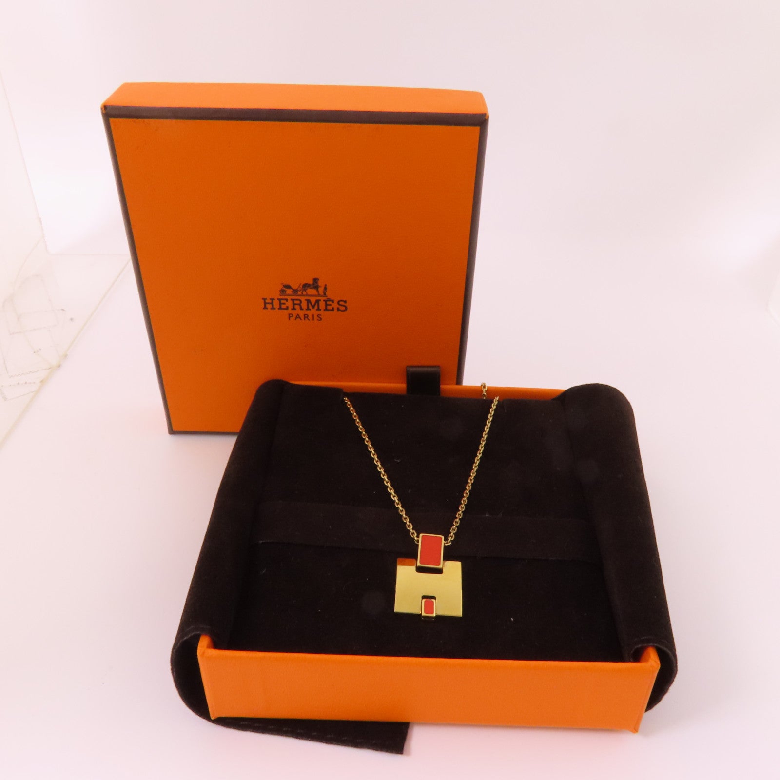 HERMES 金屬Eileen Pendant項鍊