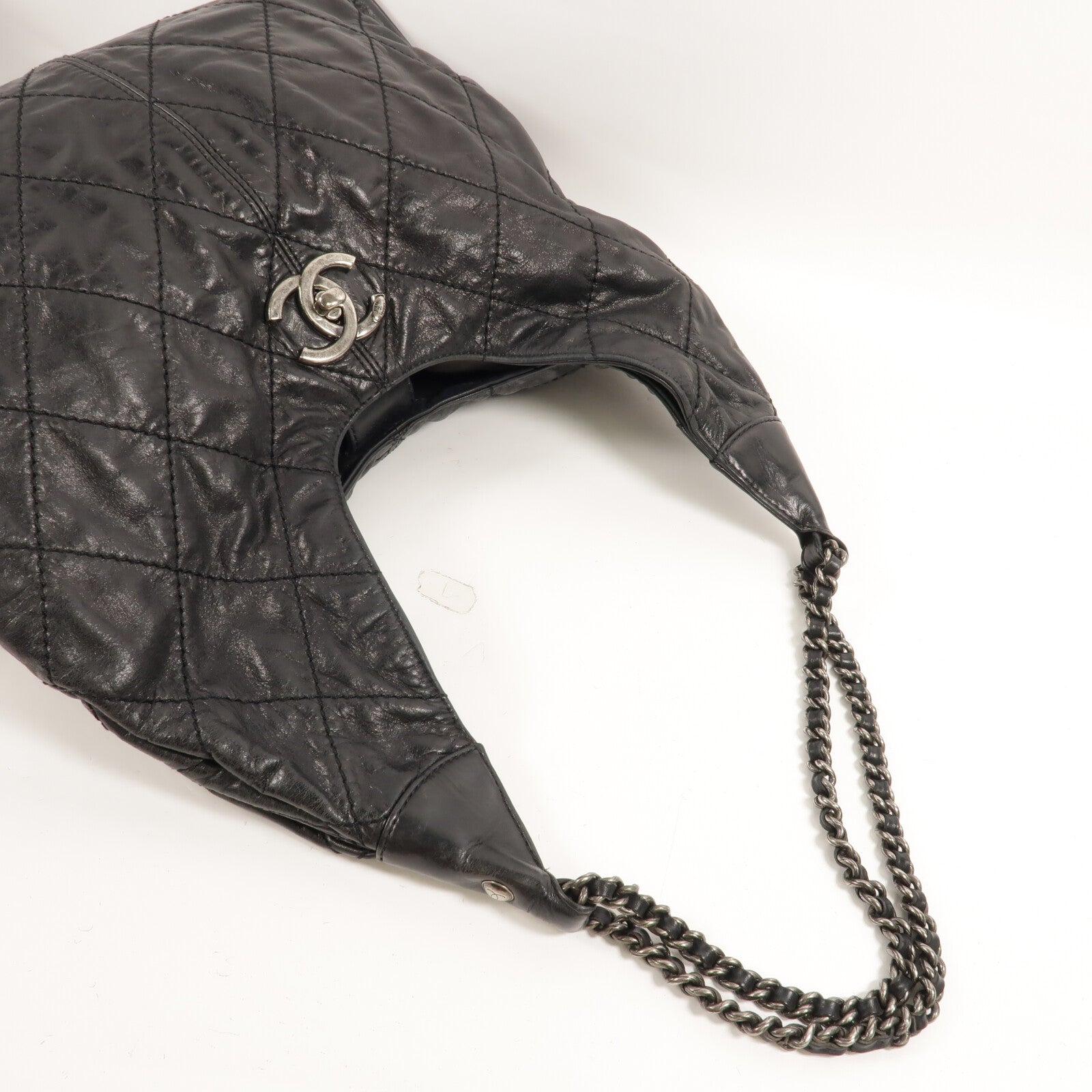 CHANEL 牛皮皮革Shoulder Bag鏈帶肩背袋