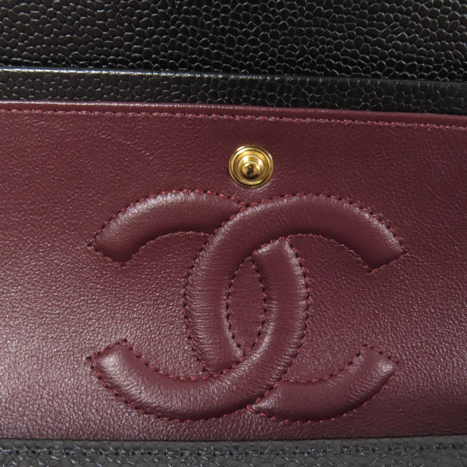 CHANEL 牛皮皮革Classic 25金扣鏈帶肩背袋