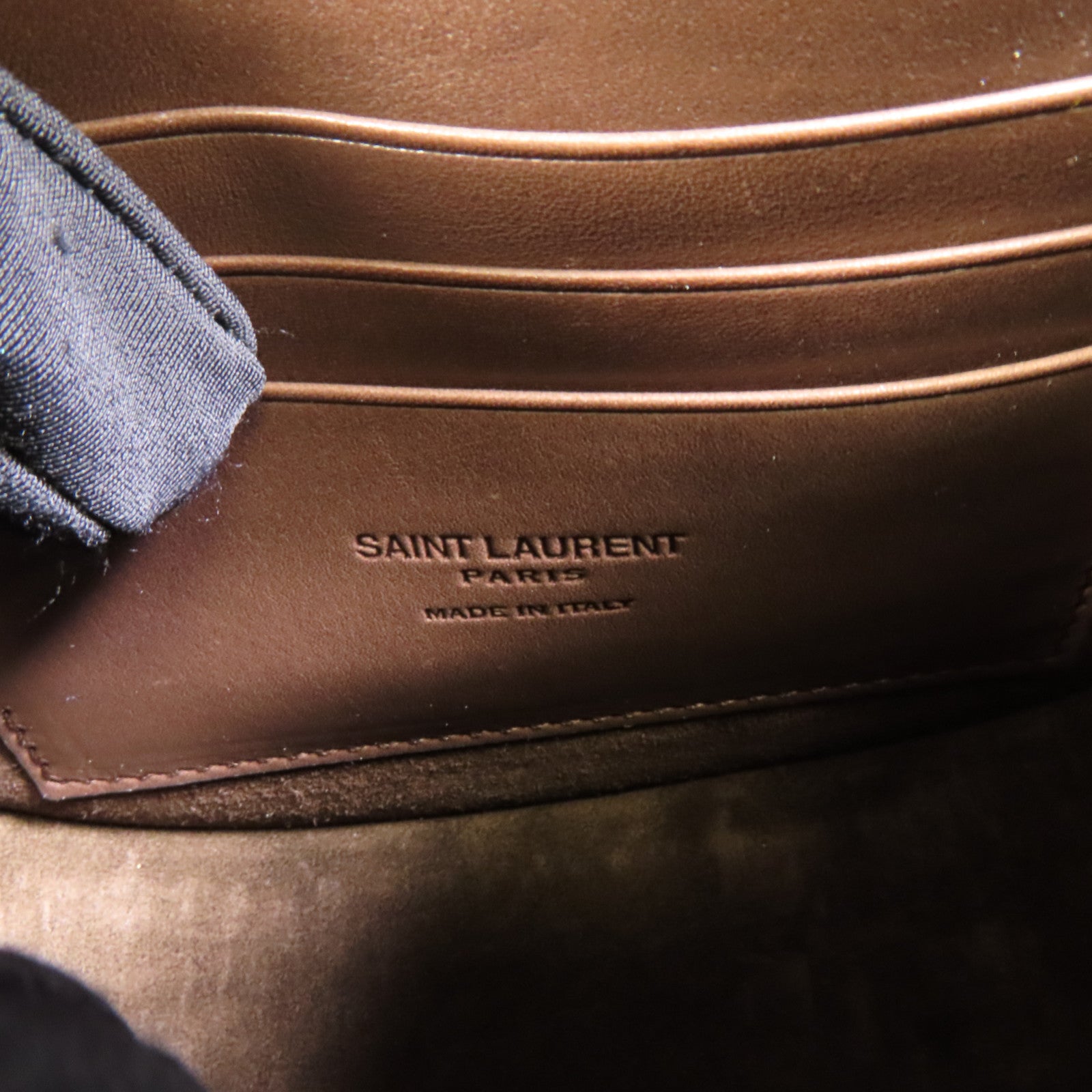 SAINT LAURENT 牛皮皮革Kaia金扣肩背袋