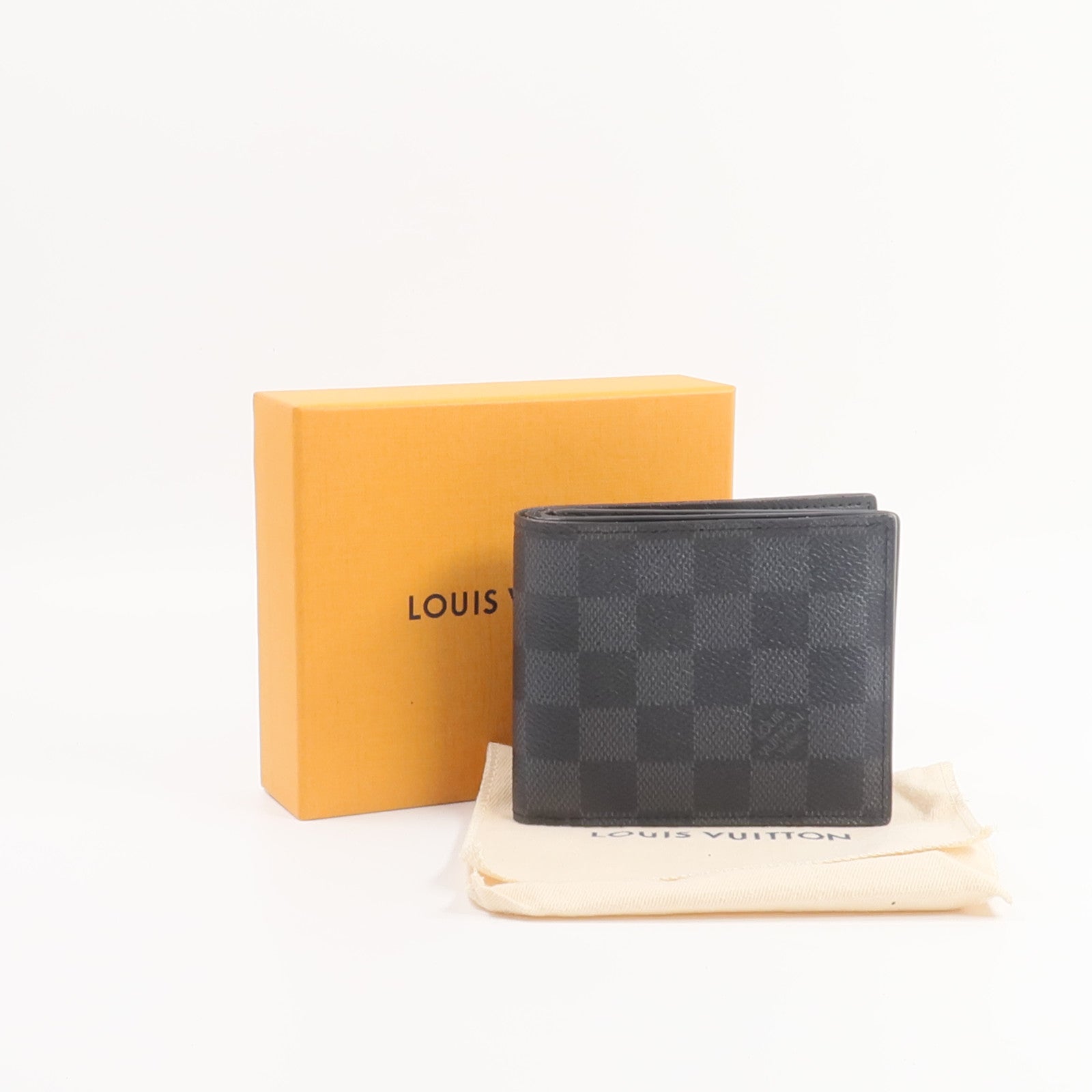 LOUIS VUITTON Damier Graphite Amerigo Wallet錢包