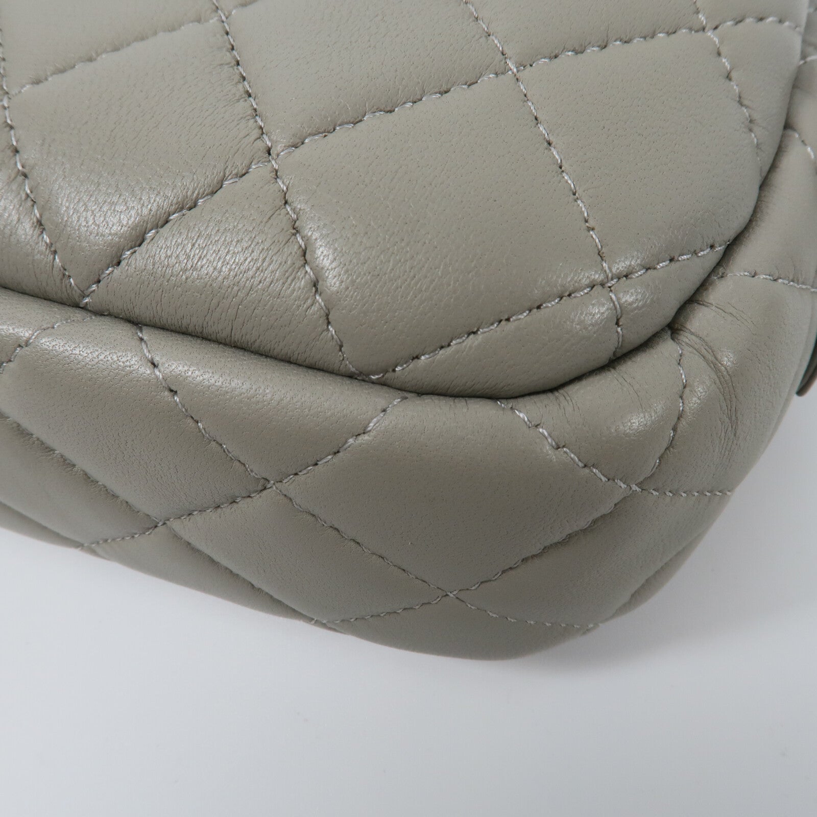 CHANEL 羊皮皮革Camera Bag鏈帶肩背袋