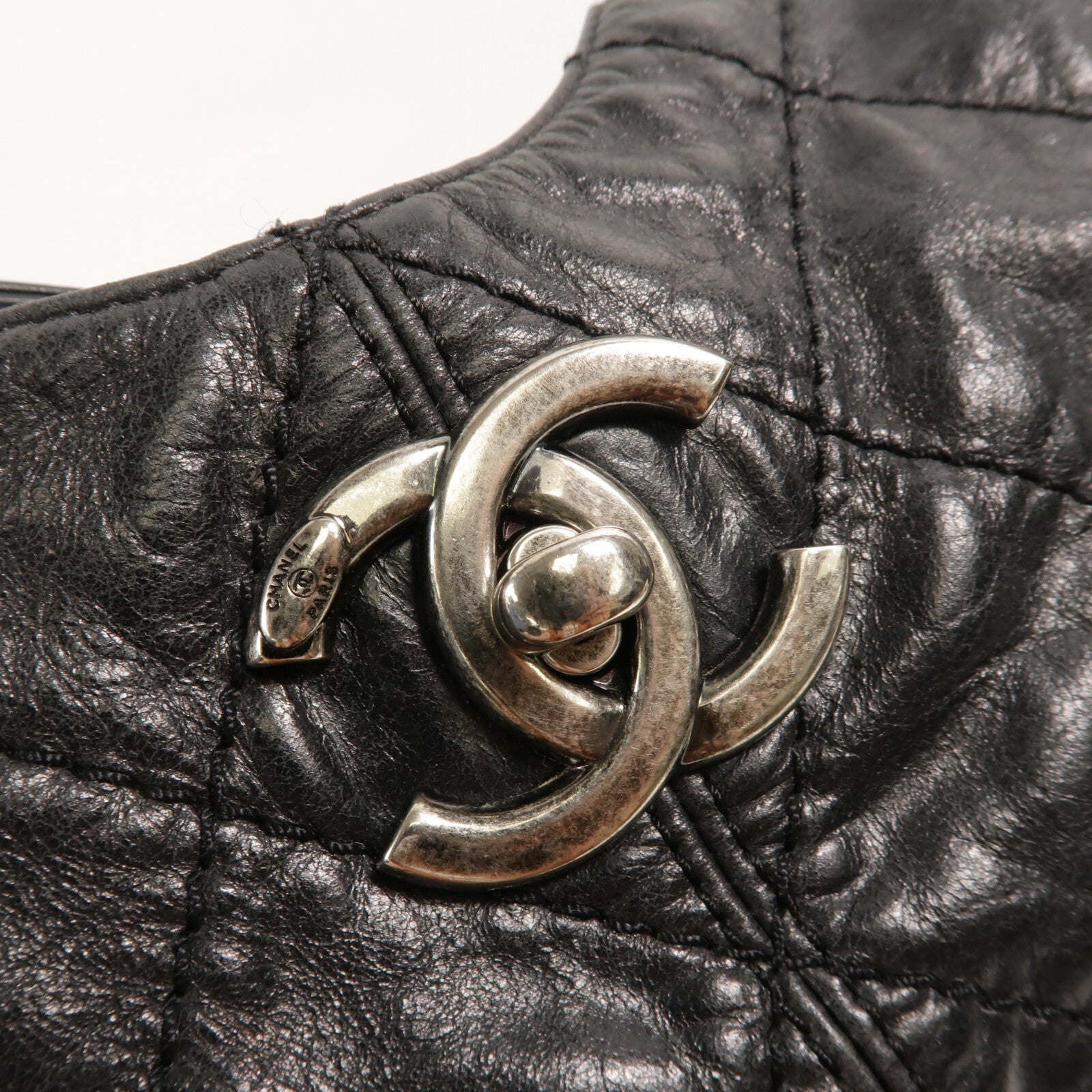CHANEL 牛皮皮革Shoulder Bag鏈帶肩背袋
