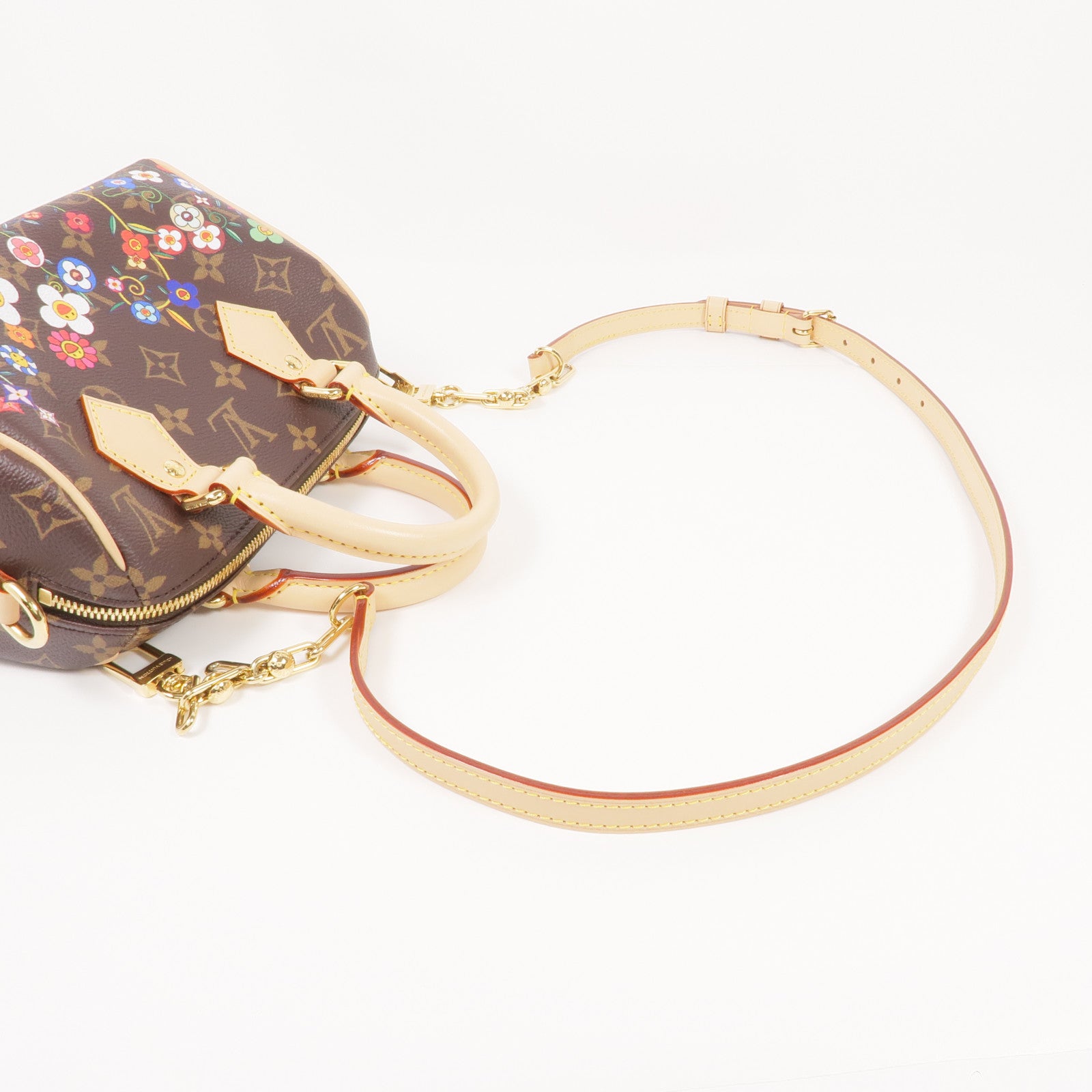 LOUIS VUITTON Monogram LV x TM Speedy Bandoulière 20金扣手挽肩背兩用袋
