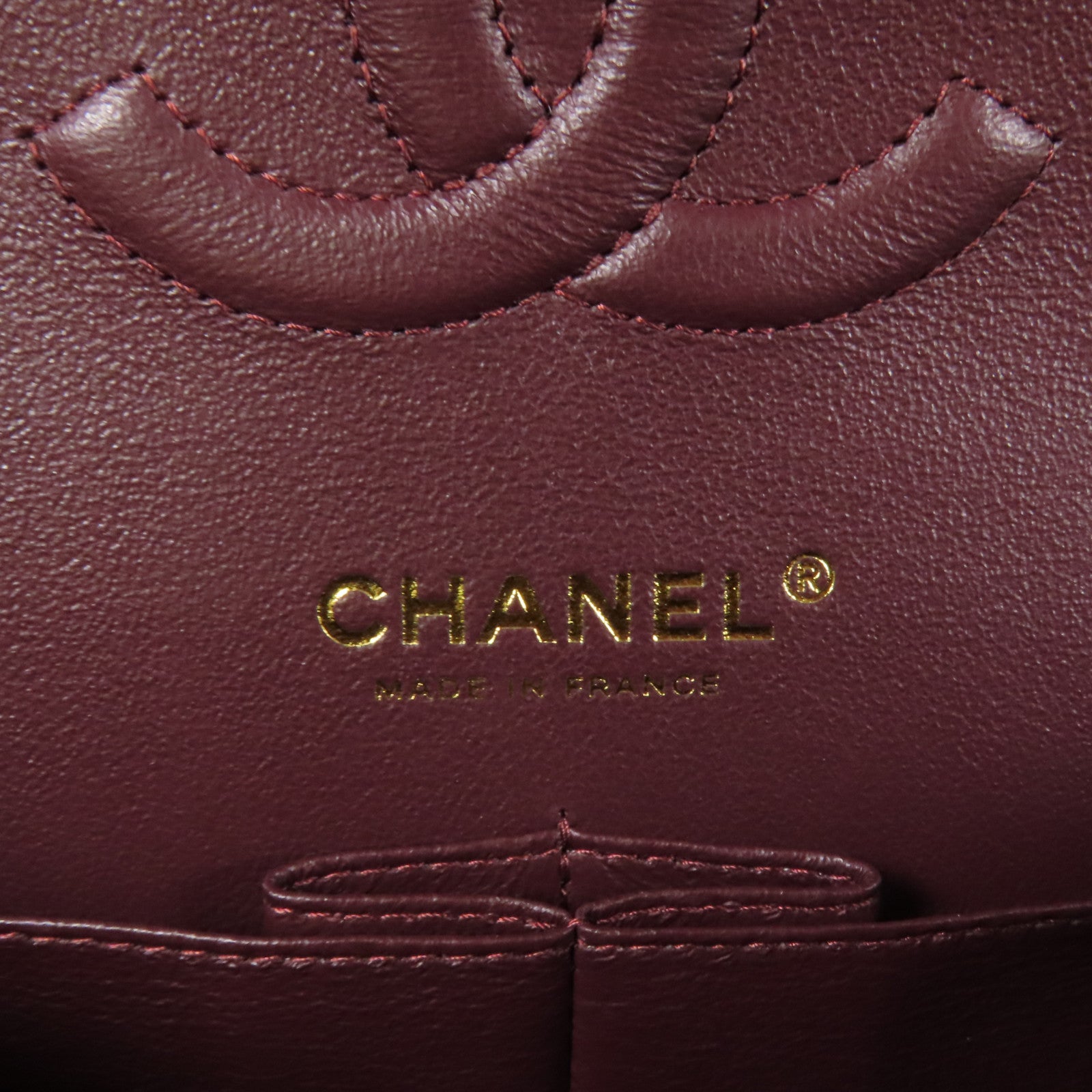 CHANEL 牛皮皮革Classic 25金扣鏈帶肩背袋