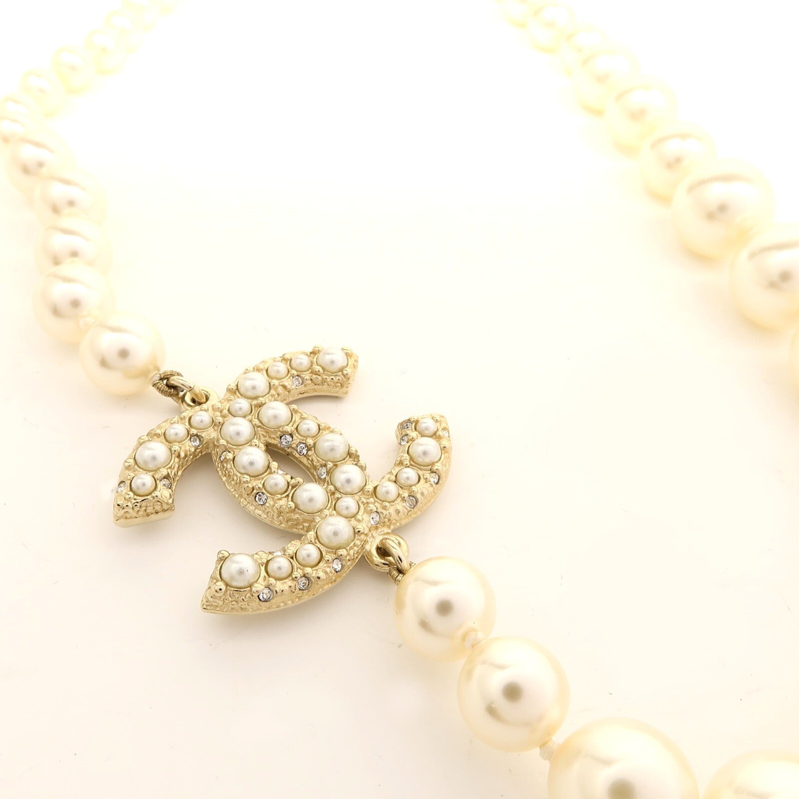 CHANEL 金屬/PVC Necklace項鍊