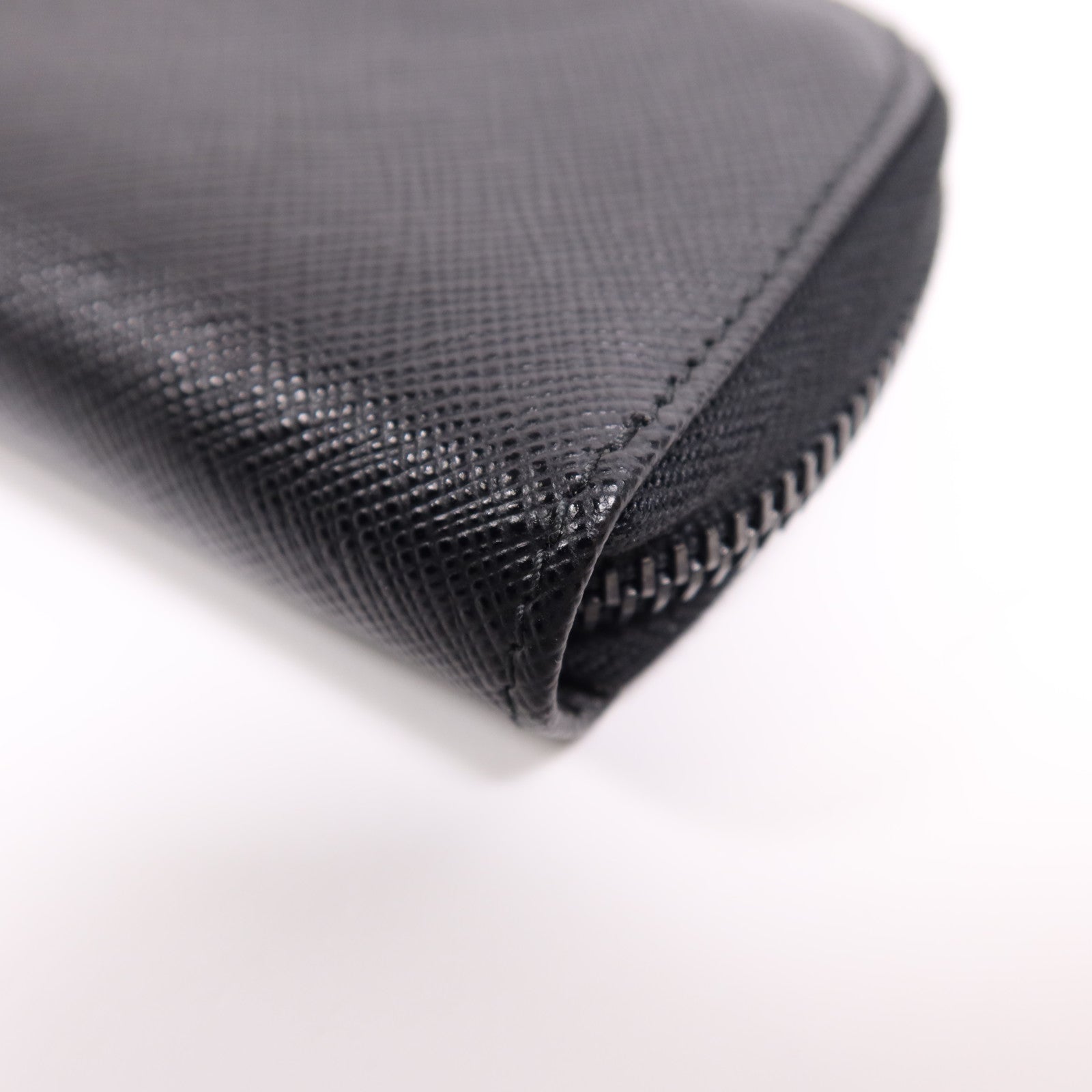 PRADA 牛皮皮革Key Case銀扣鎖匙包