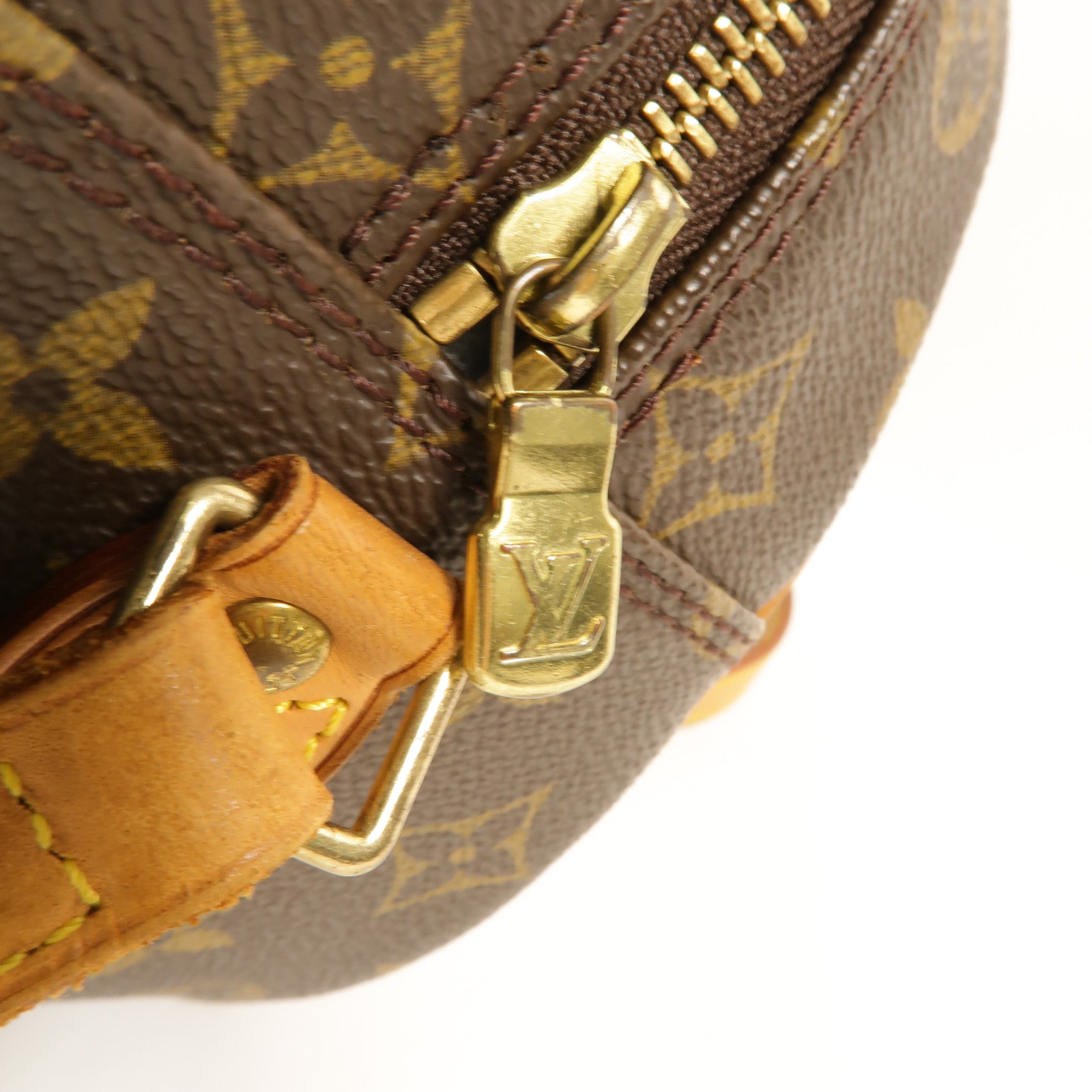 LOUIS VUITTON Monogram Blois金扣肩背袋棕色