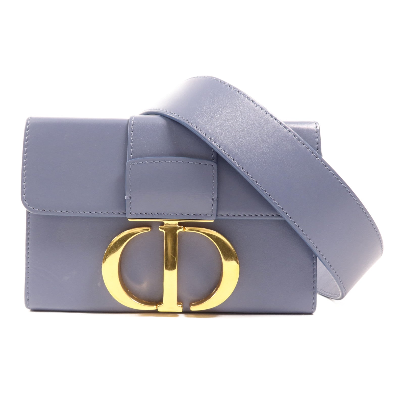Dior 【激減優惠】牛皮皮革Mini Montaigne金扣肩背袋