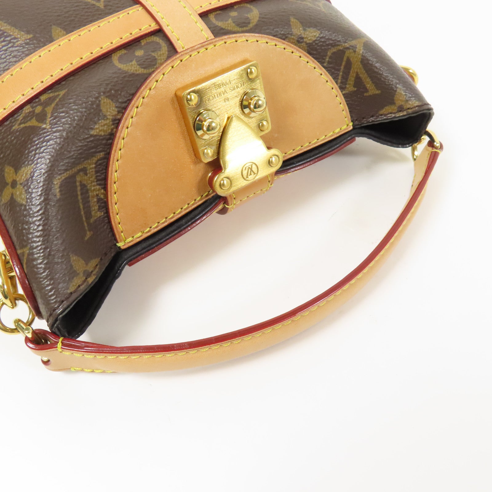 LOUIS VUITTON 【激減優惠】Monogram Duffle金扣手挽肩背兩用袋