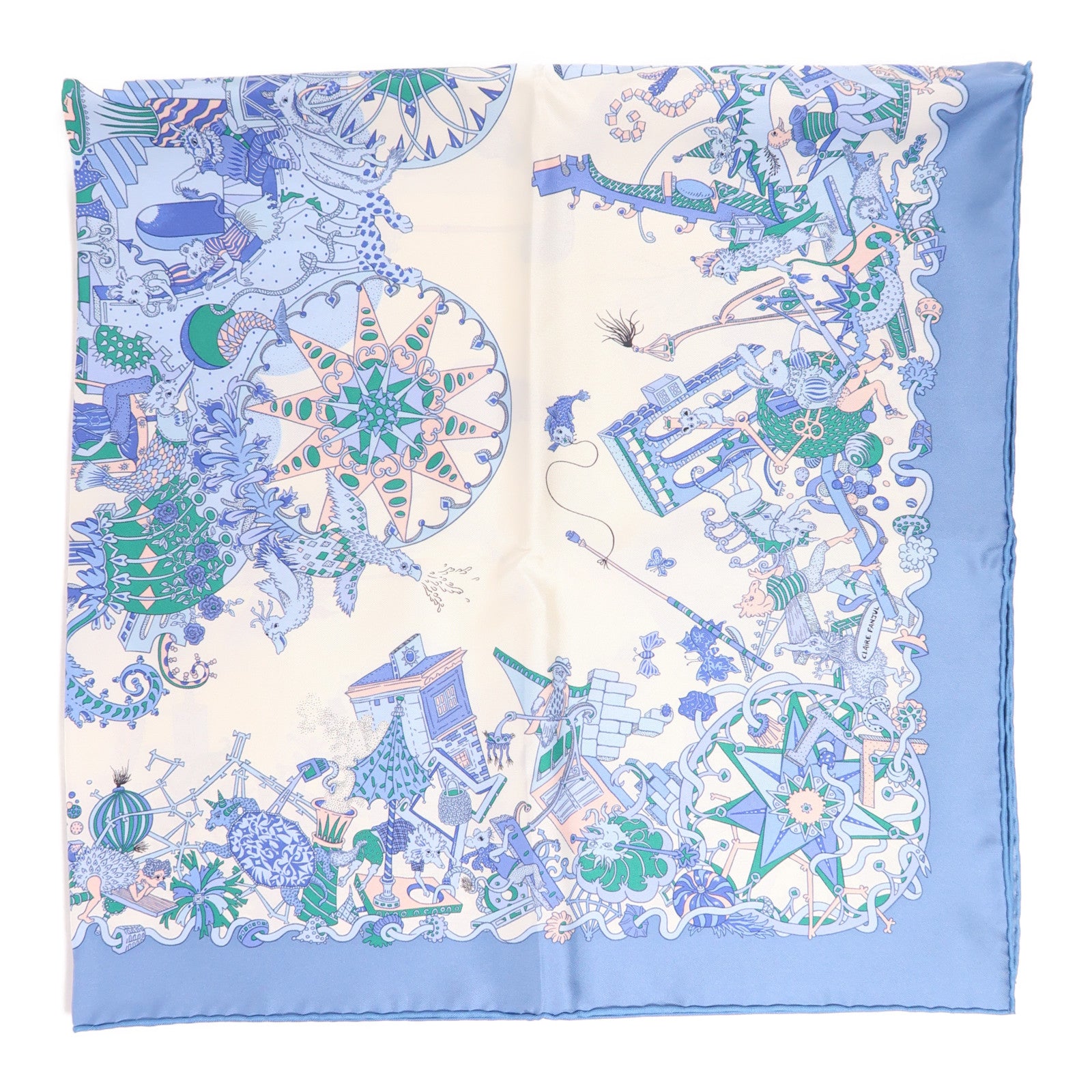 HERMES 絲質Scarf 90x90絲巾