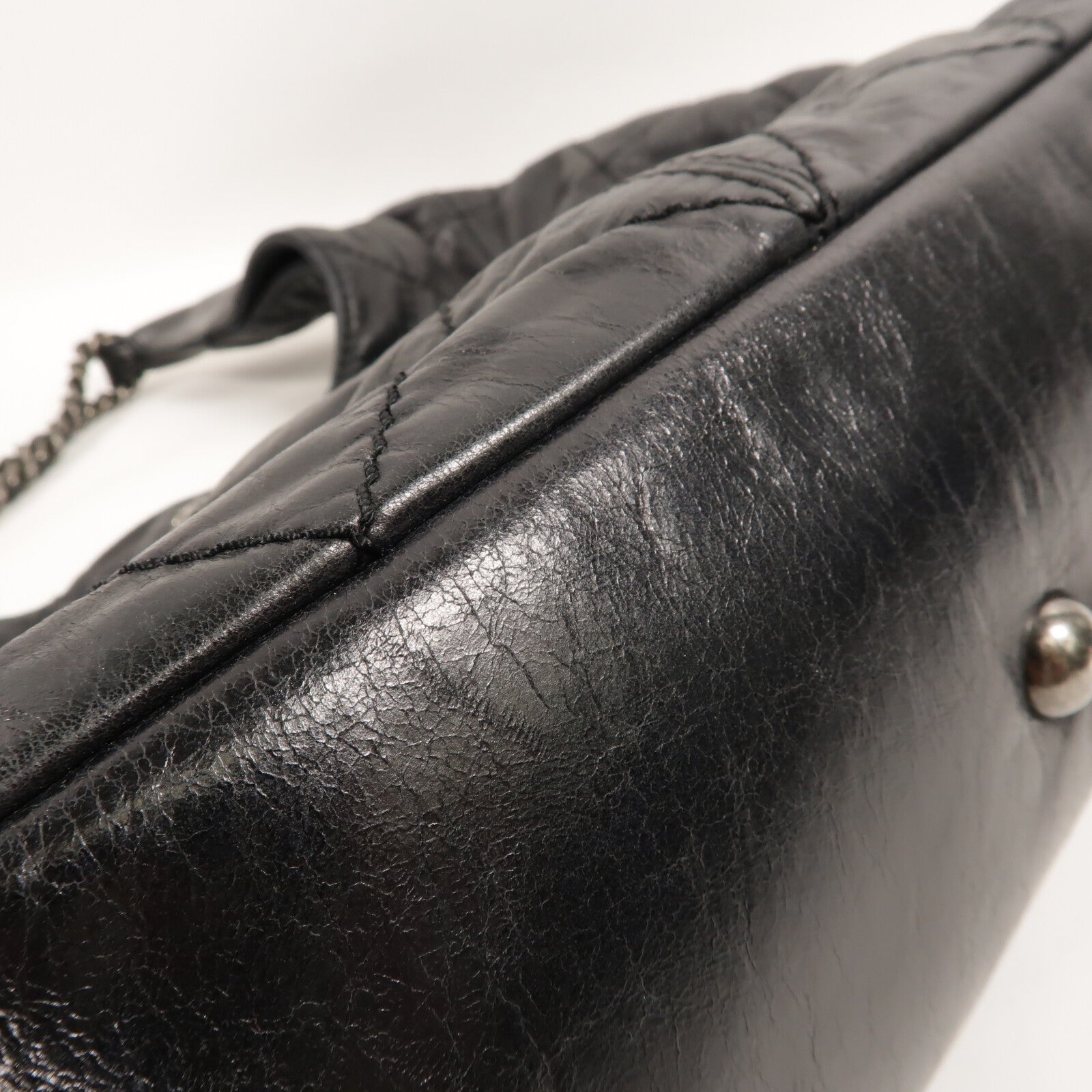 CHANEL 牛皮皮革Shoulder Bag鏈帶肩背袋