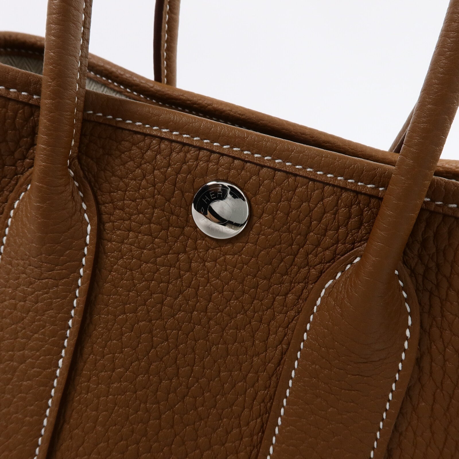 HERMES Negonda皮革Mini Garden Party手挽袋