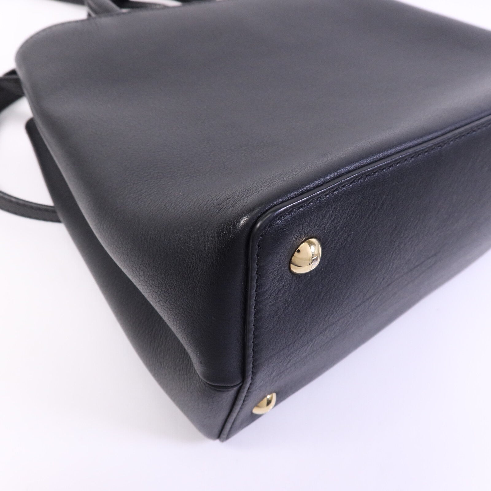 FENDI 牛皮皮革2 Jours金扣手挽肩背兩用袋