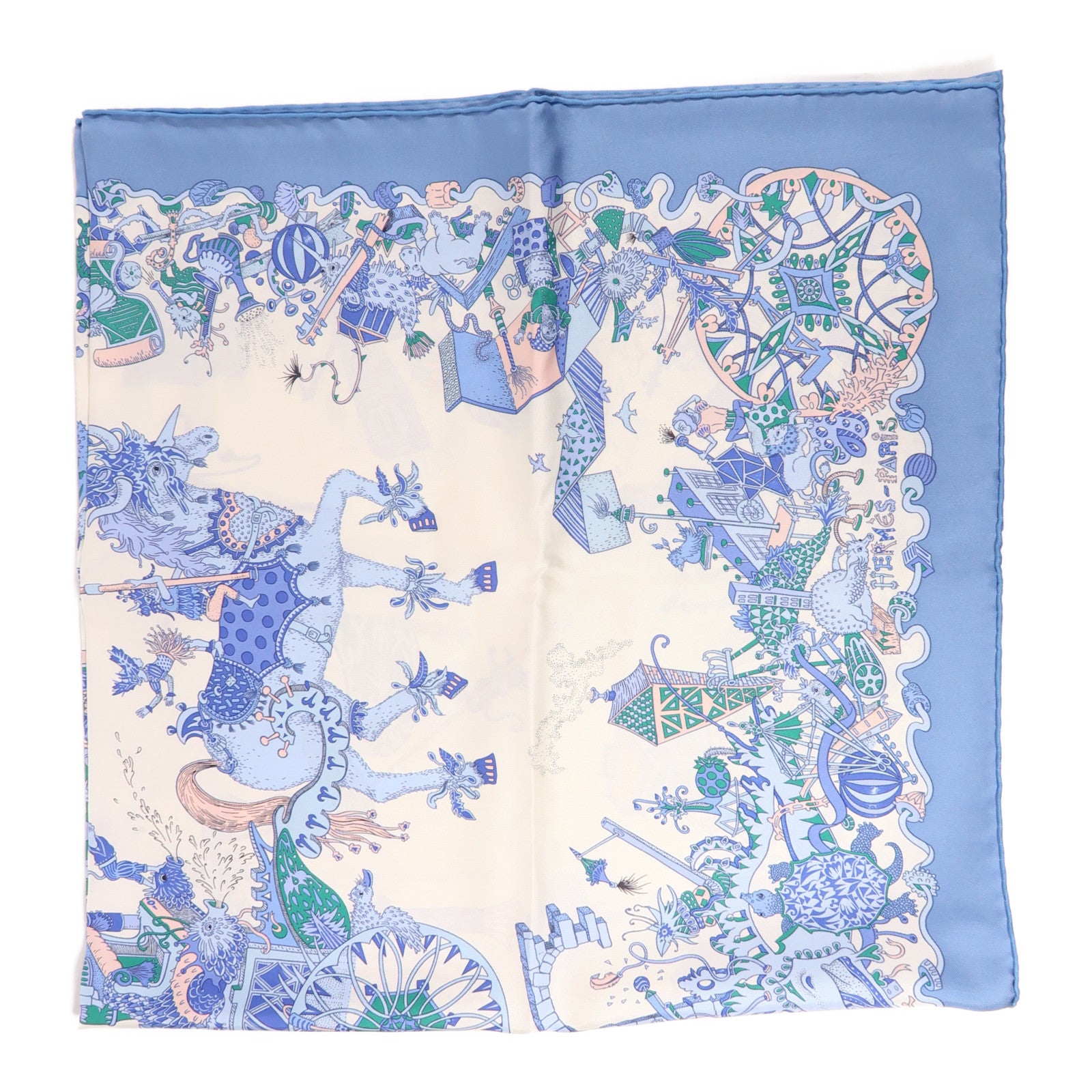 HERMES 絲質Scarf 90x90絲巾