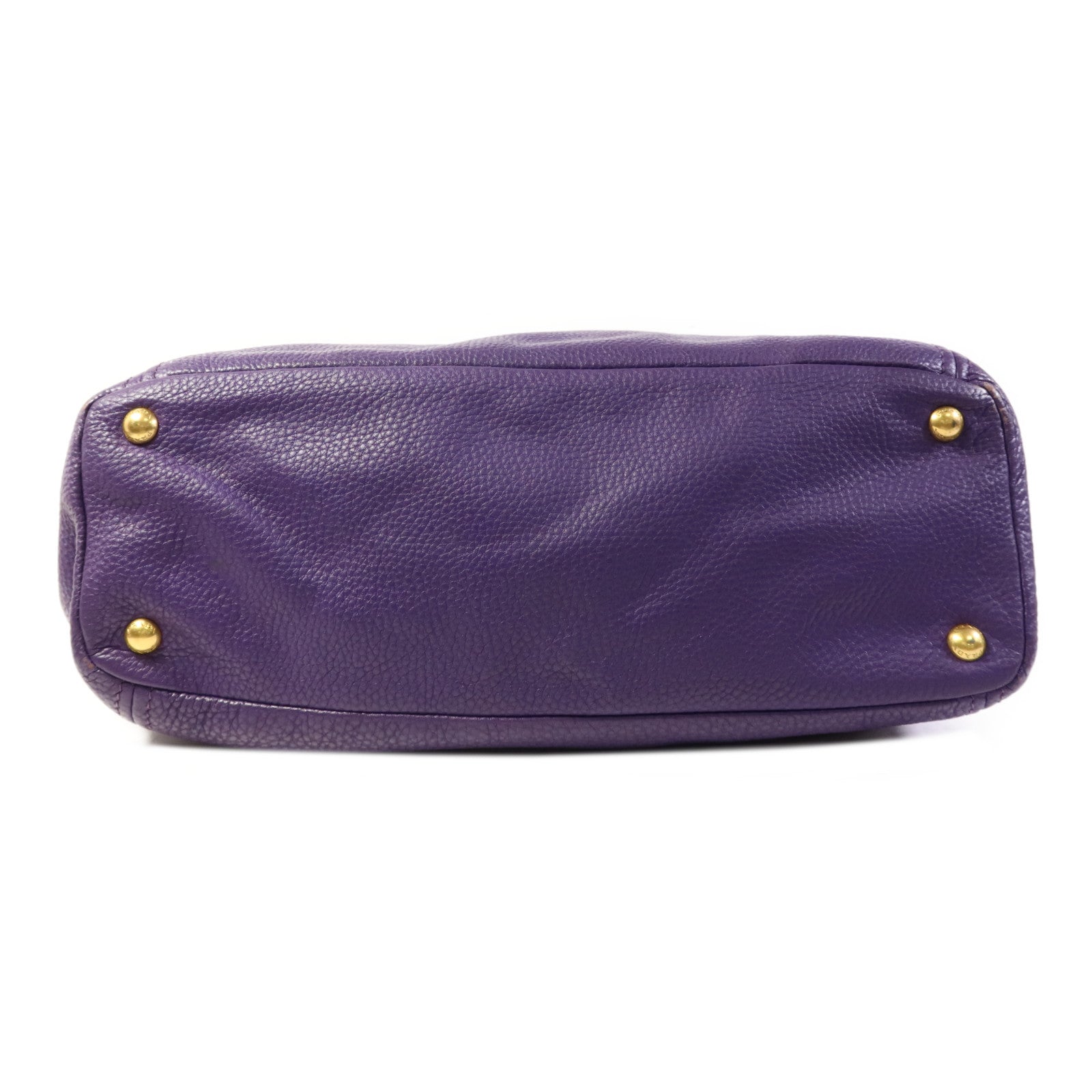 PRADA 【激減優惠】牛皮皮革2 Way Shoulder Bag金扣手挽肩背兩用袋