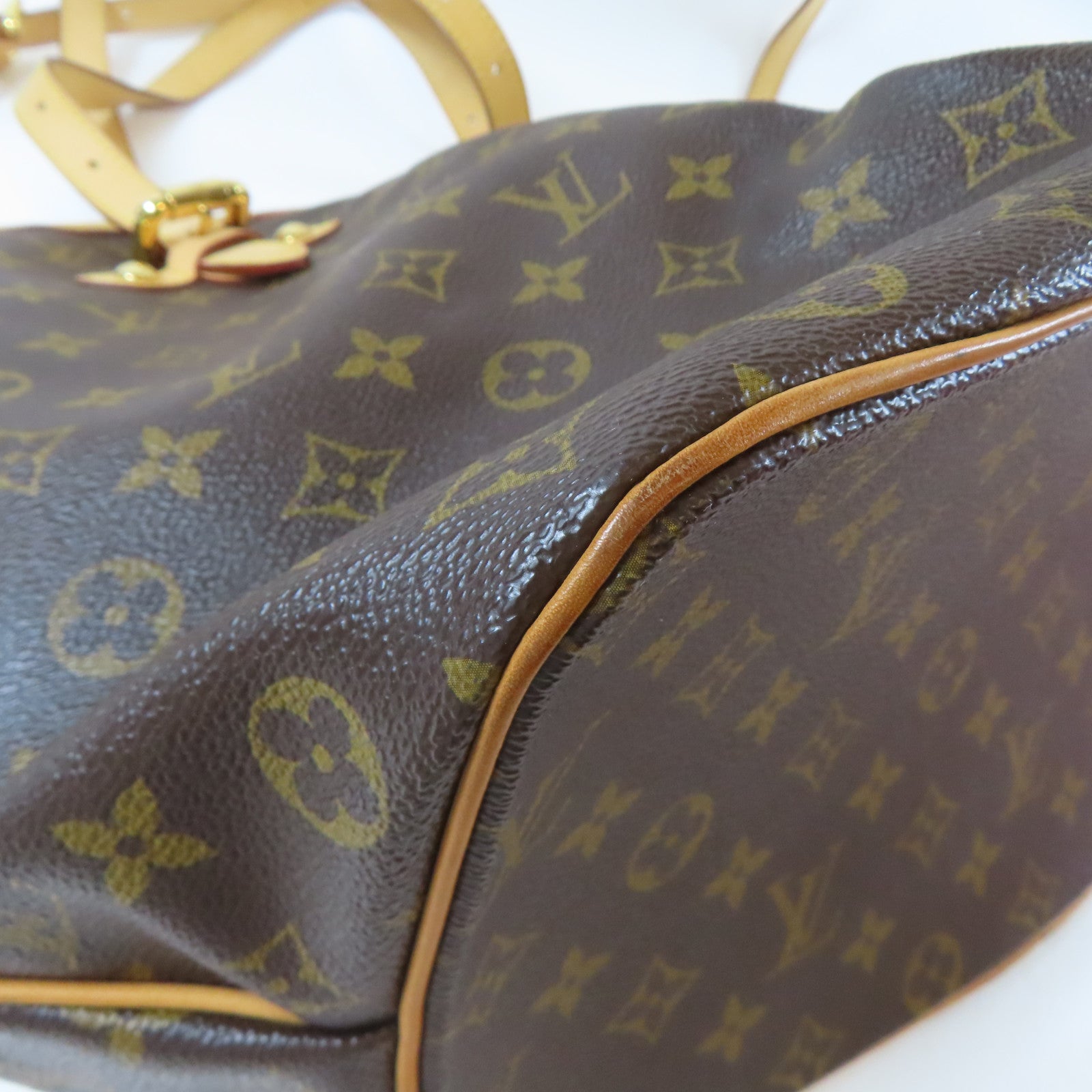 LOUIS VUITTON 【激減優惠】Monogram Palermo GM 2 Way Shoulder金扣手挽肩背兩用袋啡色