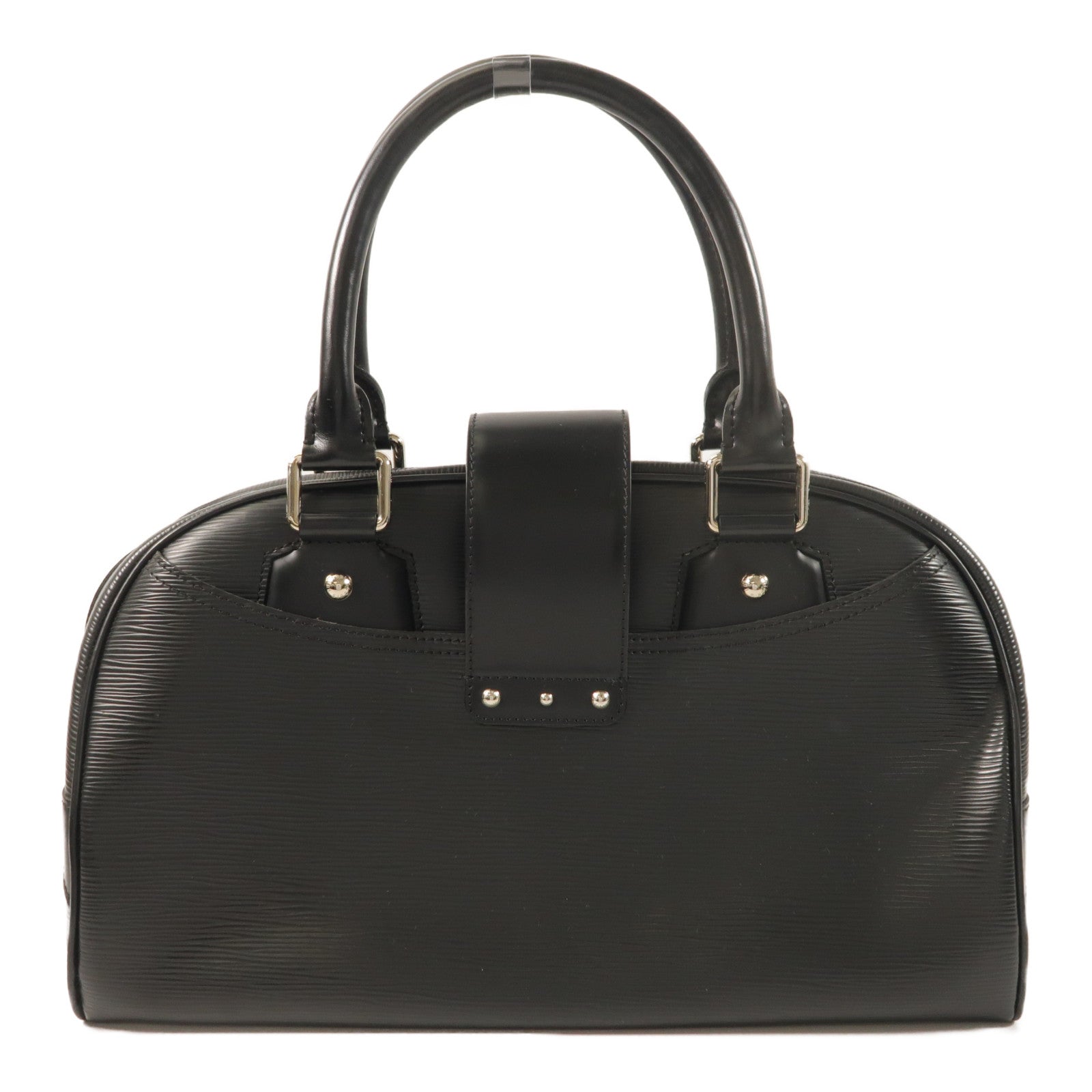 LOUIS VUITTON Epi Bowling Montaigne GM銀扣手挽袋