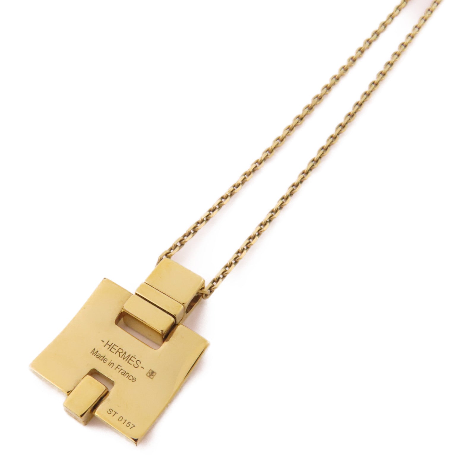 HERMES 金屬Eileen Pendant項鍊